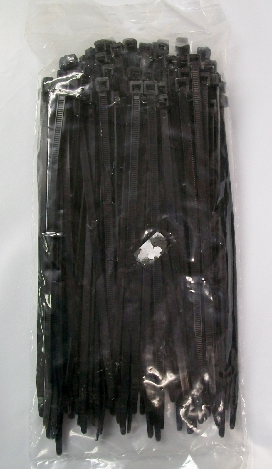 7" Releasable Nylon Cable Zip Tie UV Black 50 lb 500 Count