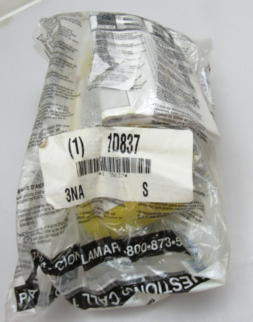 Miller 3NA Lineman Body Belt Safety Positioning Fall Protection Yellow SMALL S