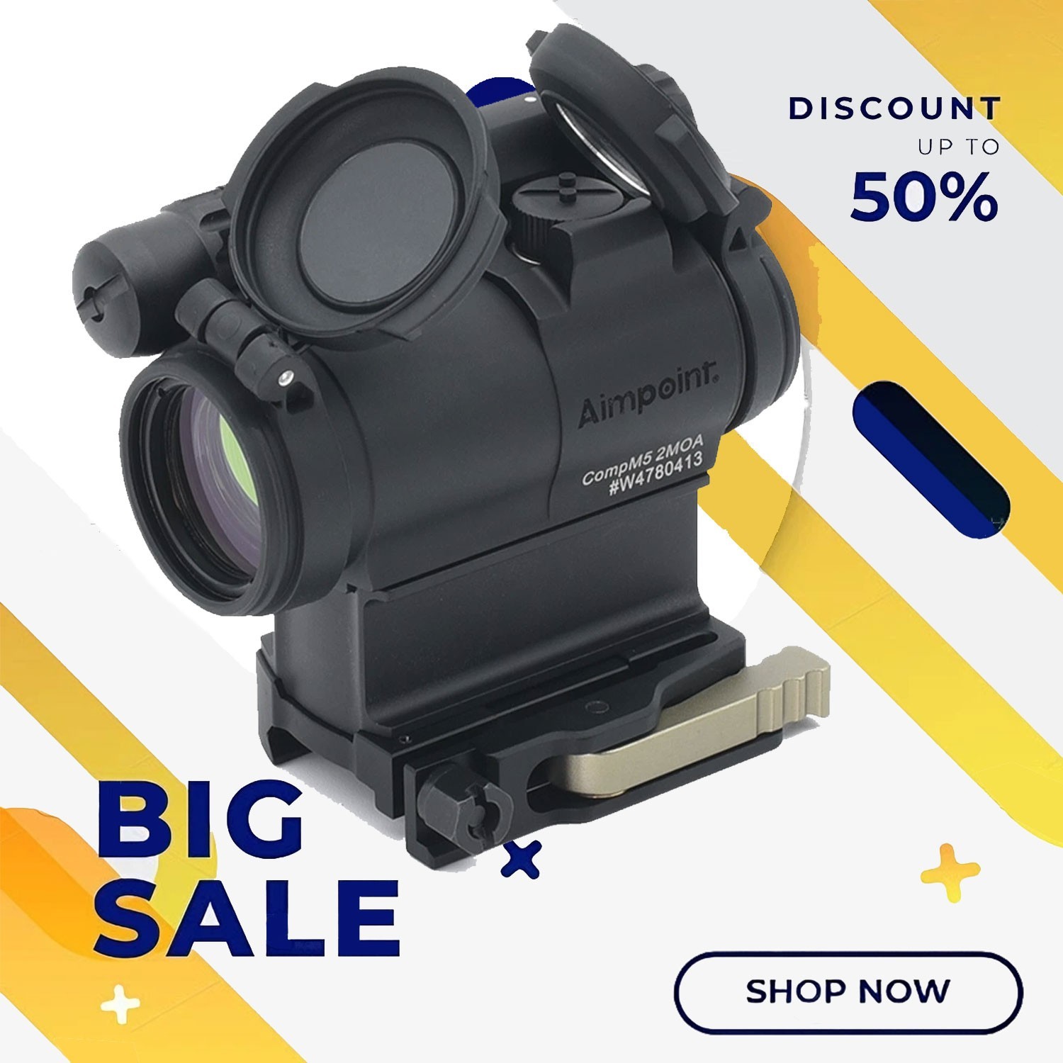 EvolutionGear: CompM5 Red Dot Reflex Sight w/ LRP 1.54" MOUNT - Clone