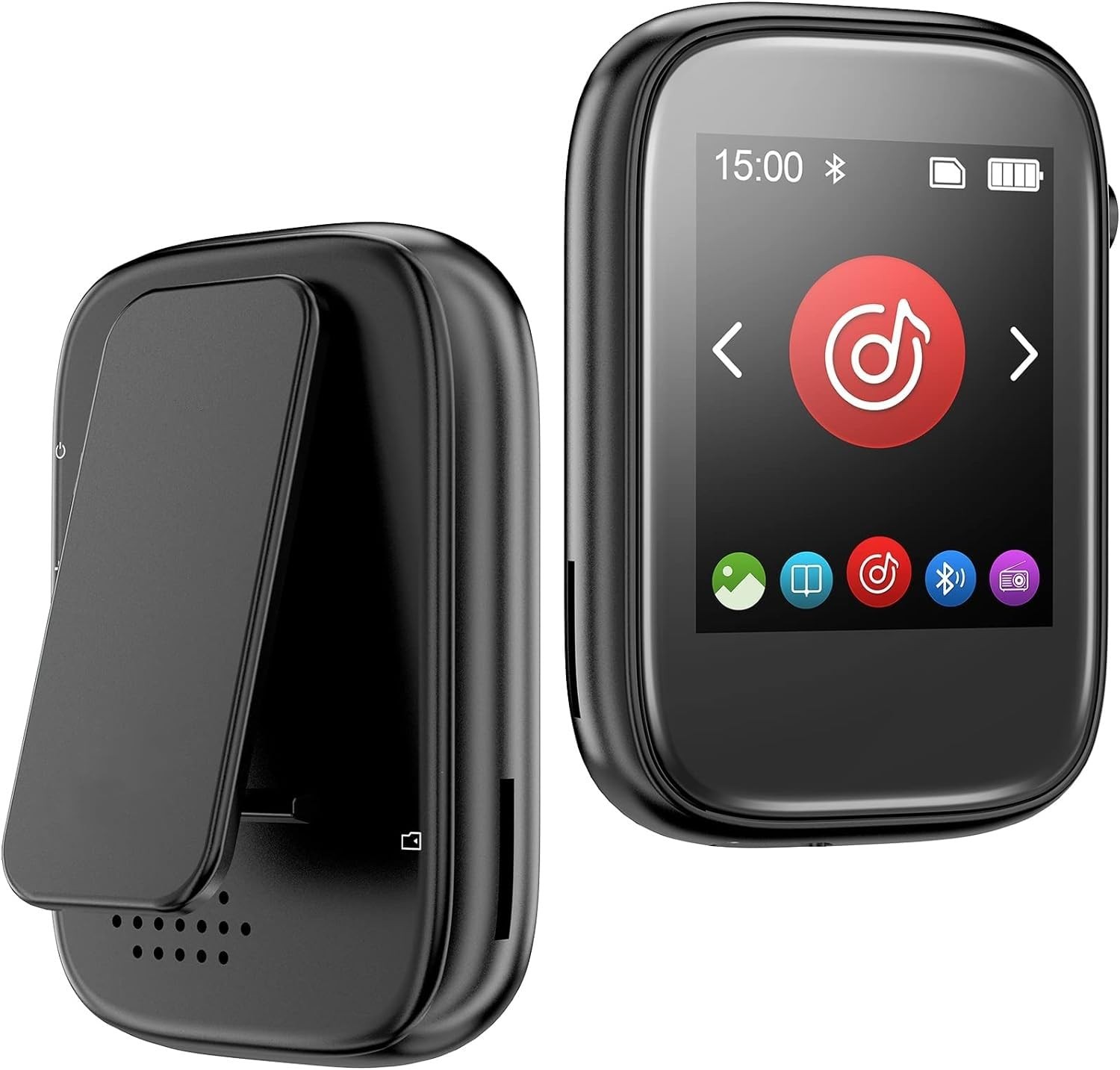 Portable Mp3 Player with Clip on Back,Small Music Player with Bluetooth 5.3,T...