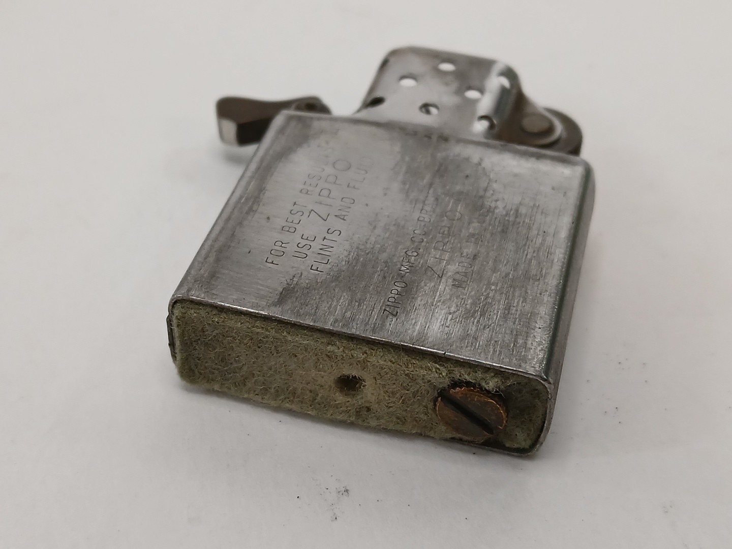 1970 Zippo Lighter - Engraved "JIM"