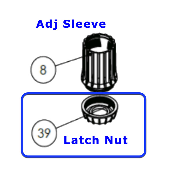 Dema 1400 Series Latch Nut