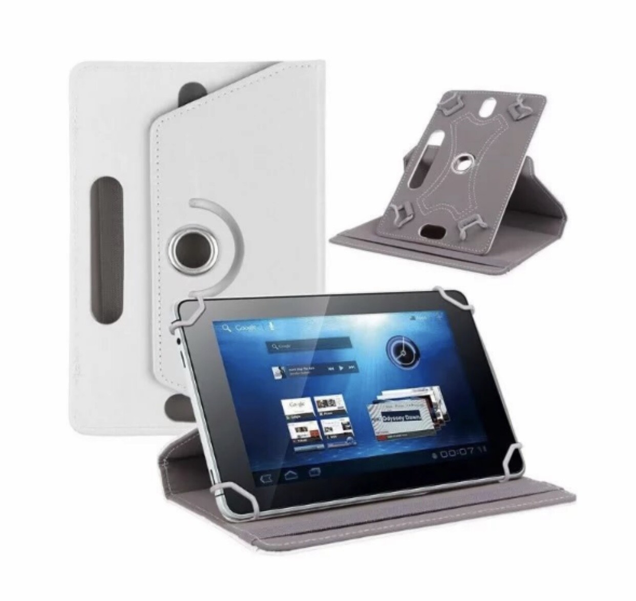 360° Folio Leather Case Cover For Universal Android Tablet PC 7" 8" 9" 10" 10.1"