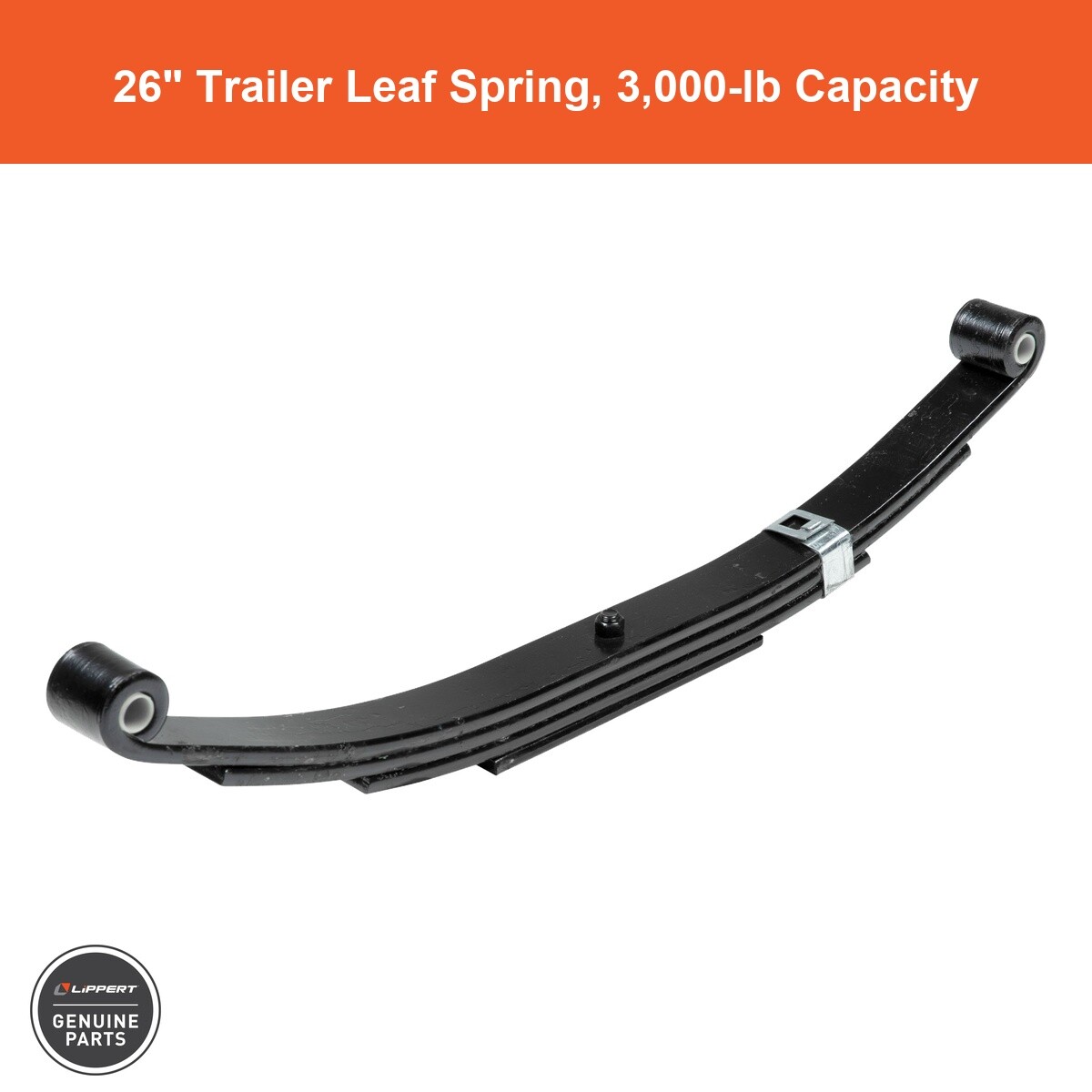 Replacement Trailer Leaf Spring - 26", 3,000-lb. Weight Capacity