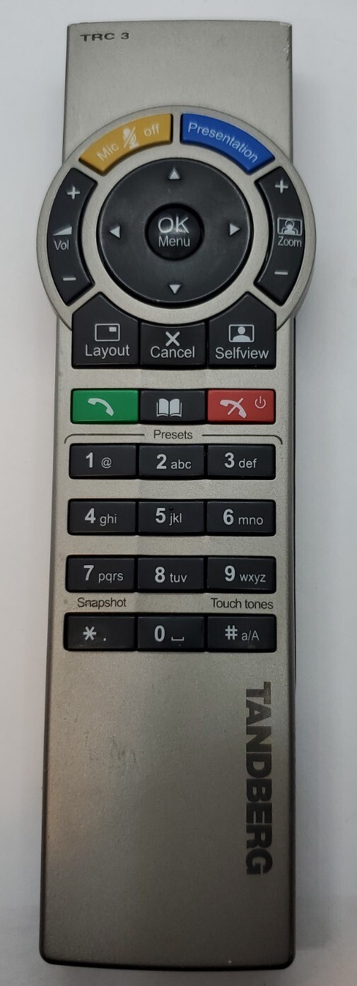 Tandberg TRC3 Remote Control for Video Conference