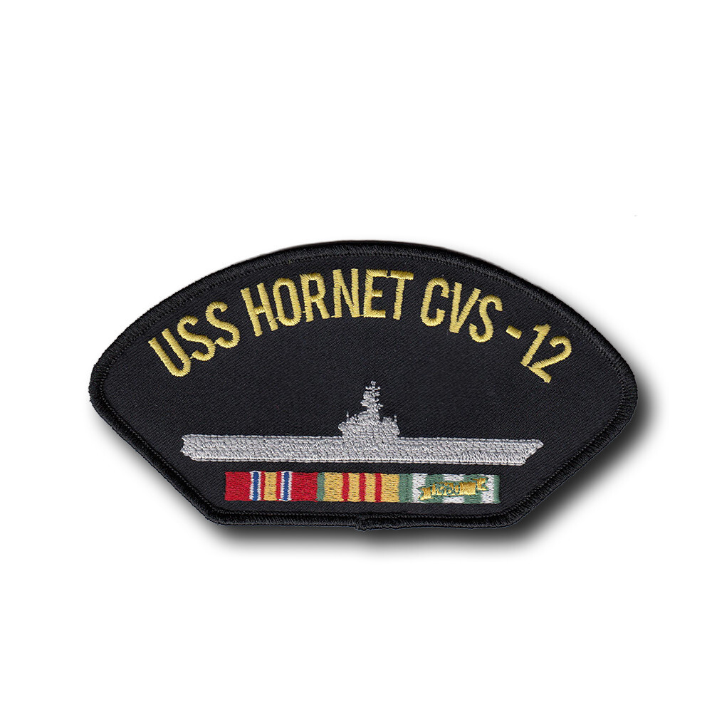 USS Hornet CVS-12 Patch with Vietnam Ribbons