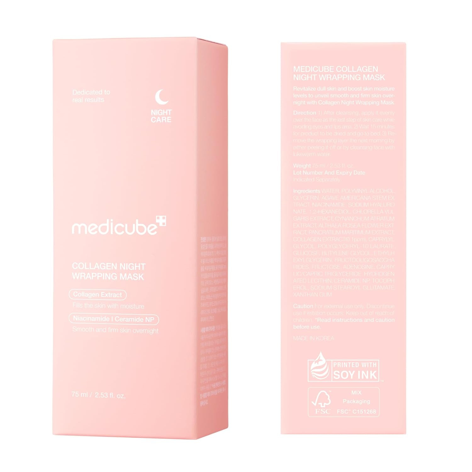 Wrapping Mask Collagen Overnight Peel off Facial Mask | Elasticity & Hydration C