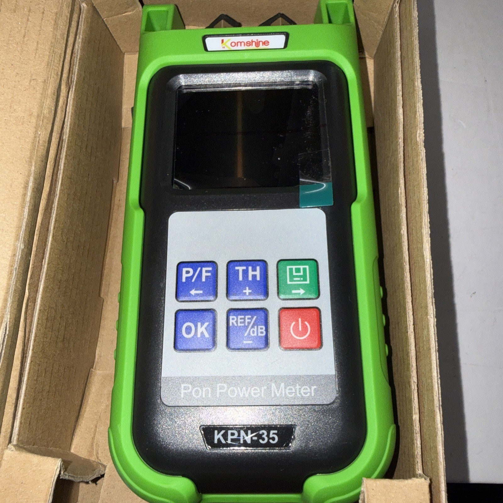 KPN-35 1490/1550/1310nm PON Power Meter UPC Tip Calibrate Automaticlly+LED Light