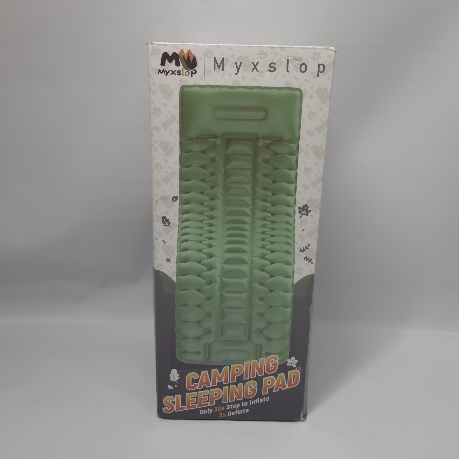 Camping Sleeping Pad, Ultralight Camping Mat with Built-in Foot Pump 400 Lb Cap.