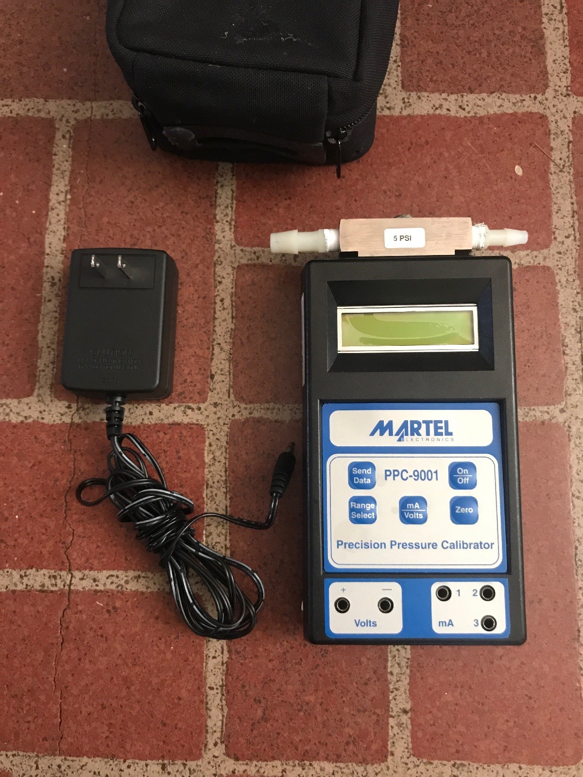 Martel PPC-9001 Precision Pressure Calibrator 5 PSI Calibrated 2018, Mint Shape!