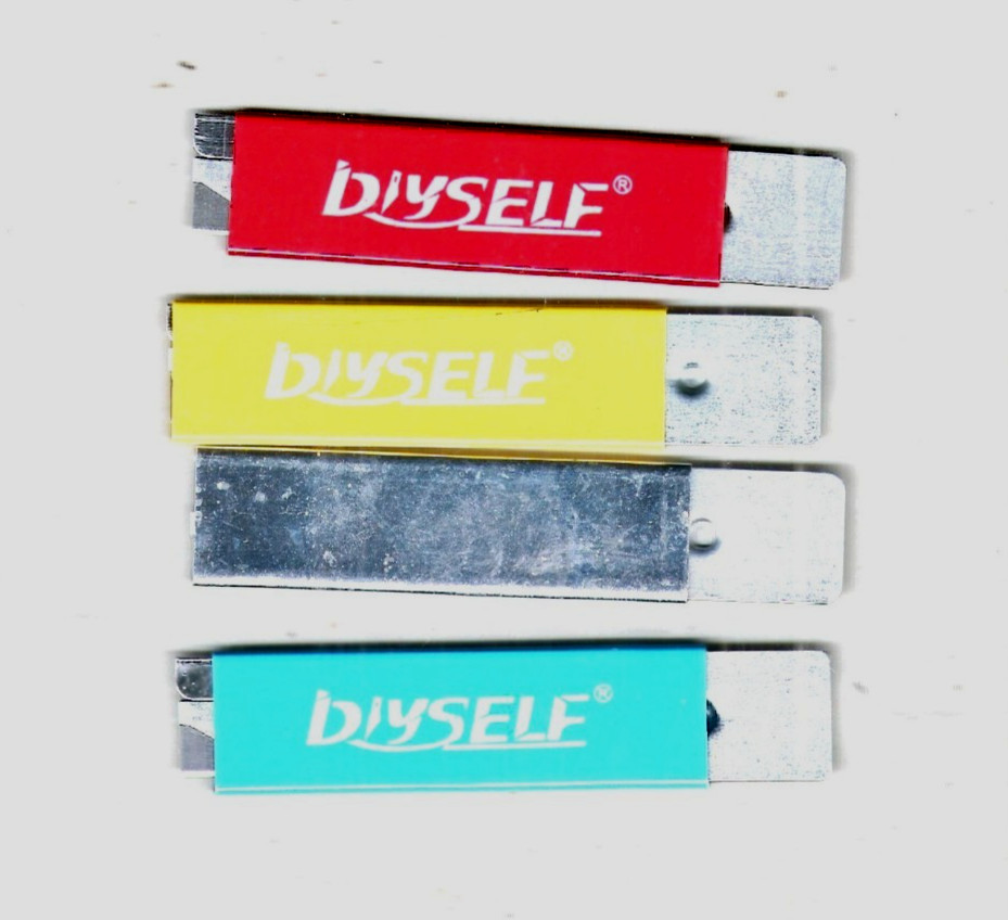 4 BRAND NEW  Carton Cutters with Single Edge Razor Blades..