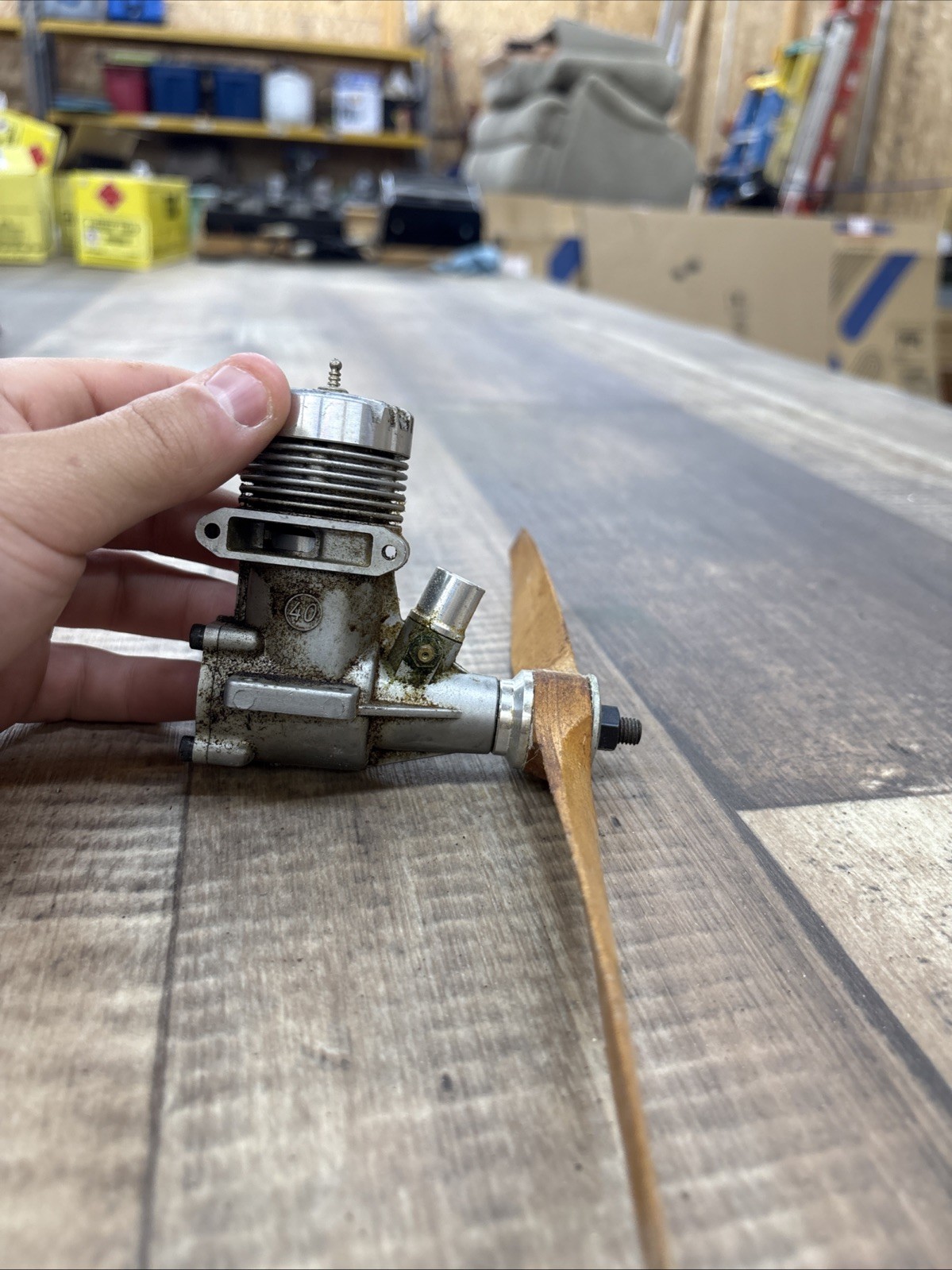 OS MAX FP 40 R/C Model Airplane Engine