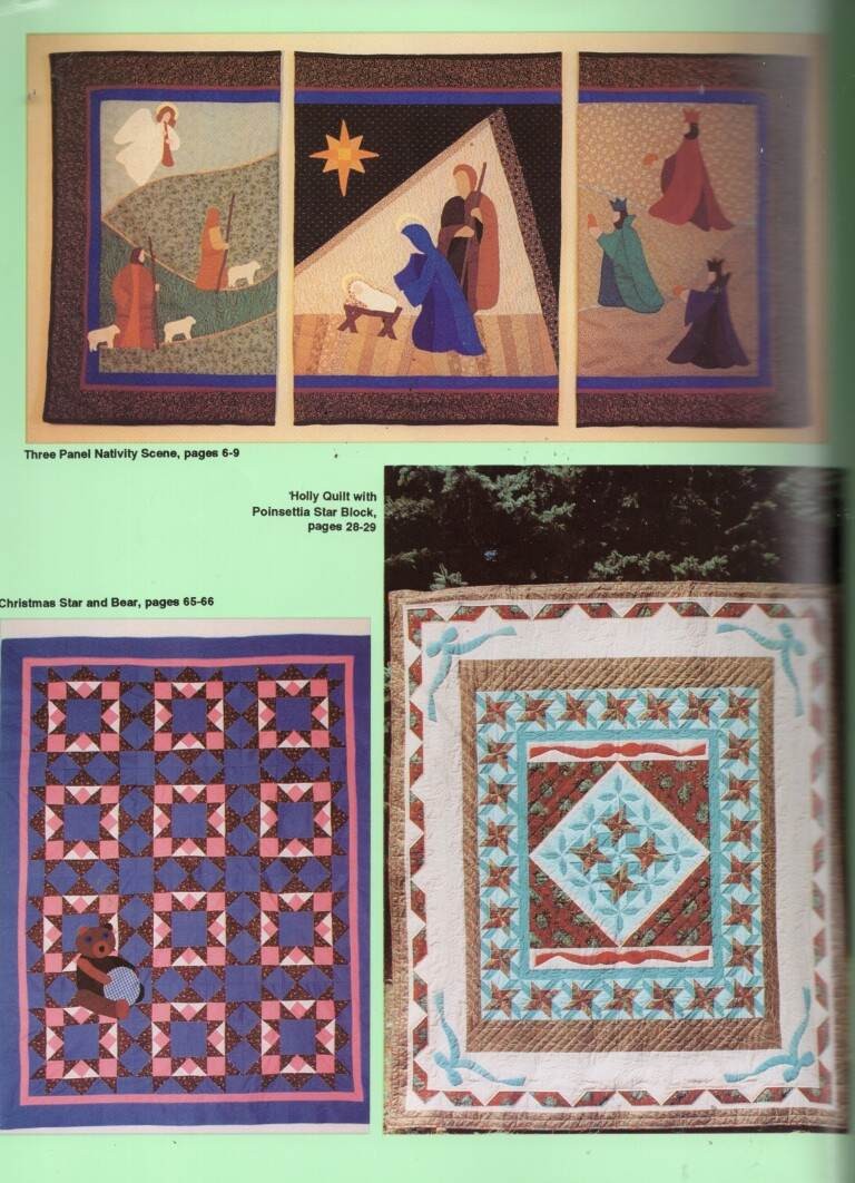 VTG!CHRISTMAS FOR QUILTERS BY BETTY BOYINK PATTERN BOOK