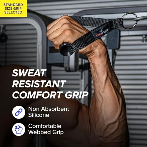 Heavy Duty Exercise Handles - Grip Attachments for Cable Machine Standard