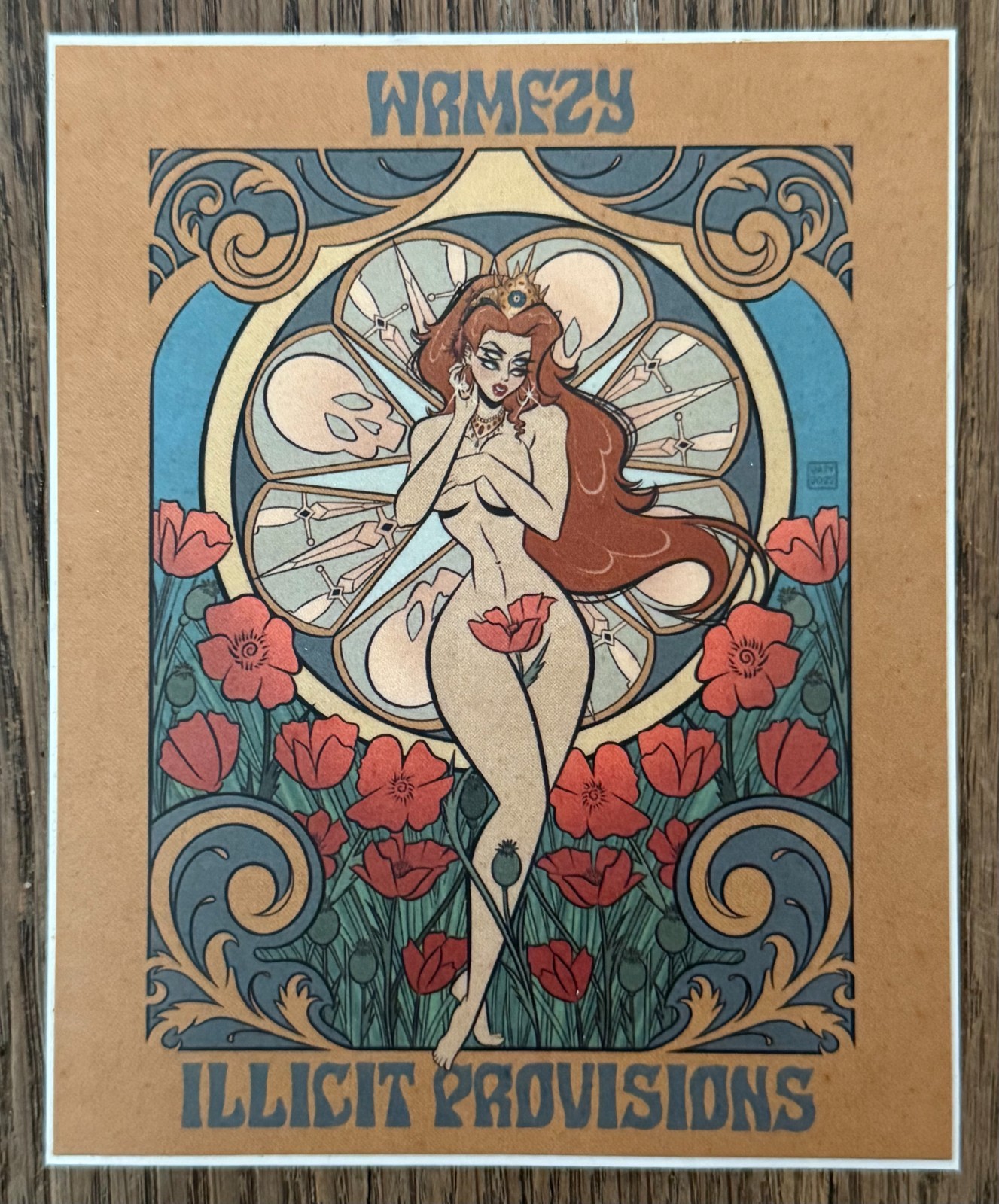 WRMFZY x Illicit Provisions “Gypsy & Flowers” Sticker
