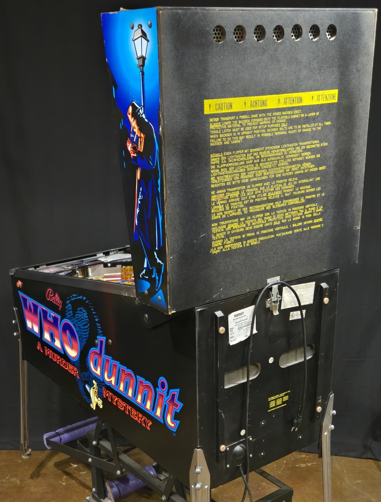 Refurbished Who Dunnit Pinball Machine (Bally) 1995