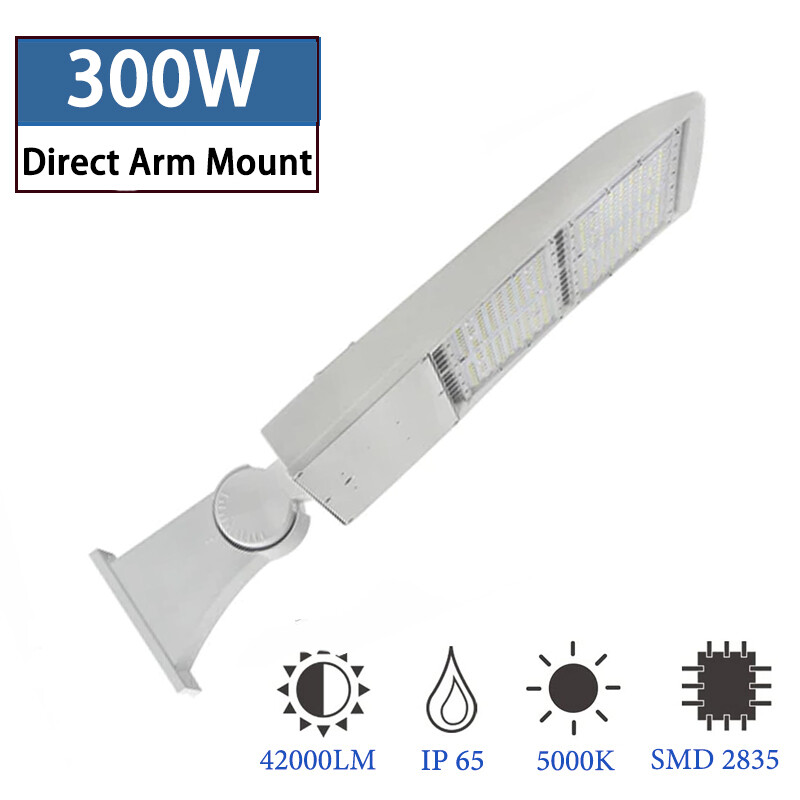 150W 300W LED Parking Lot Shoebox Area Light 700-1000W MH/HPS Equiv.
