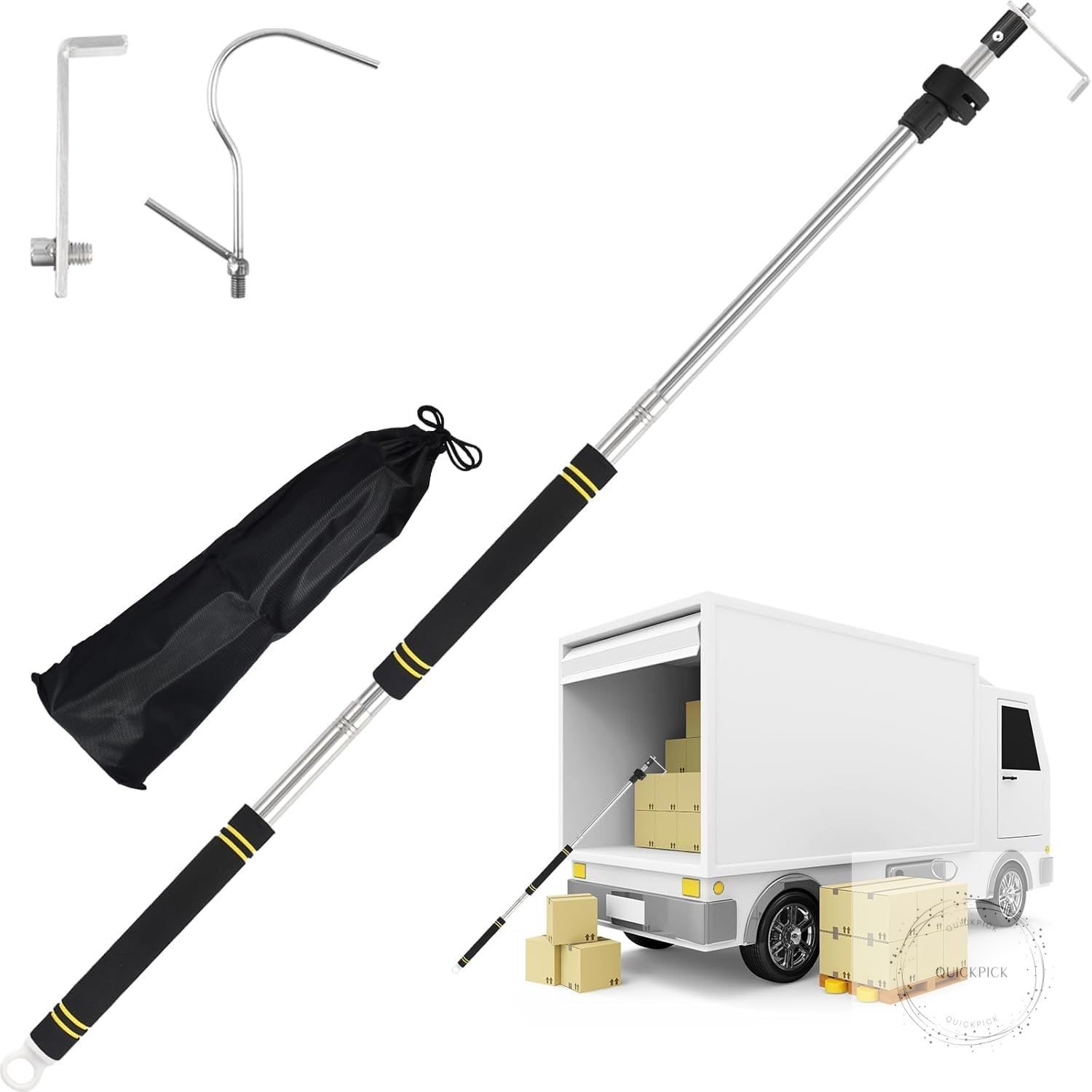 Bed Buddy Truck Tool,Cargo Grabber Pickup Truck Bed Thickened Stainless Steel