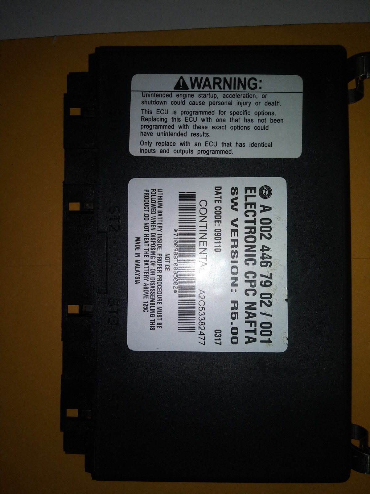 Freightliner Cascadia Electronic CPC4 Nafta - A 002 446 79 02 / 001