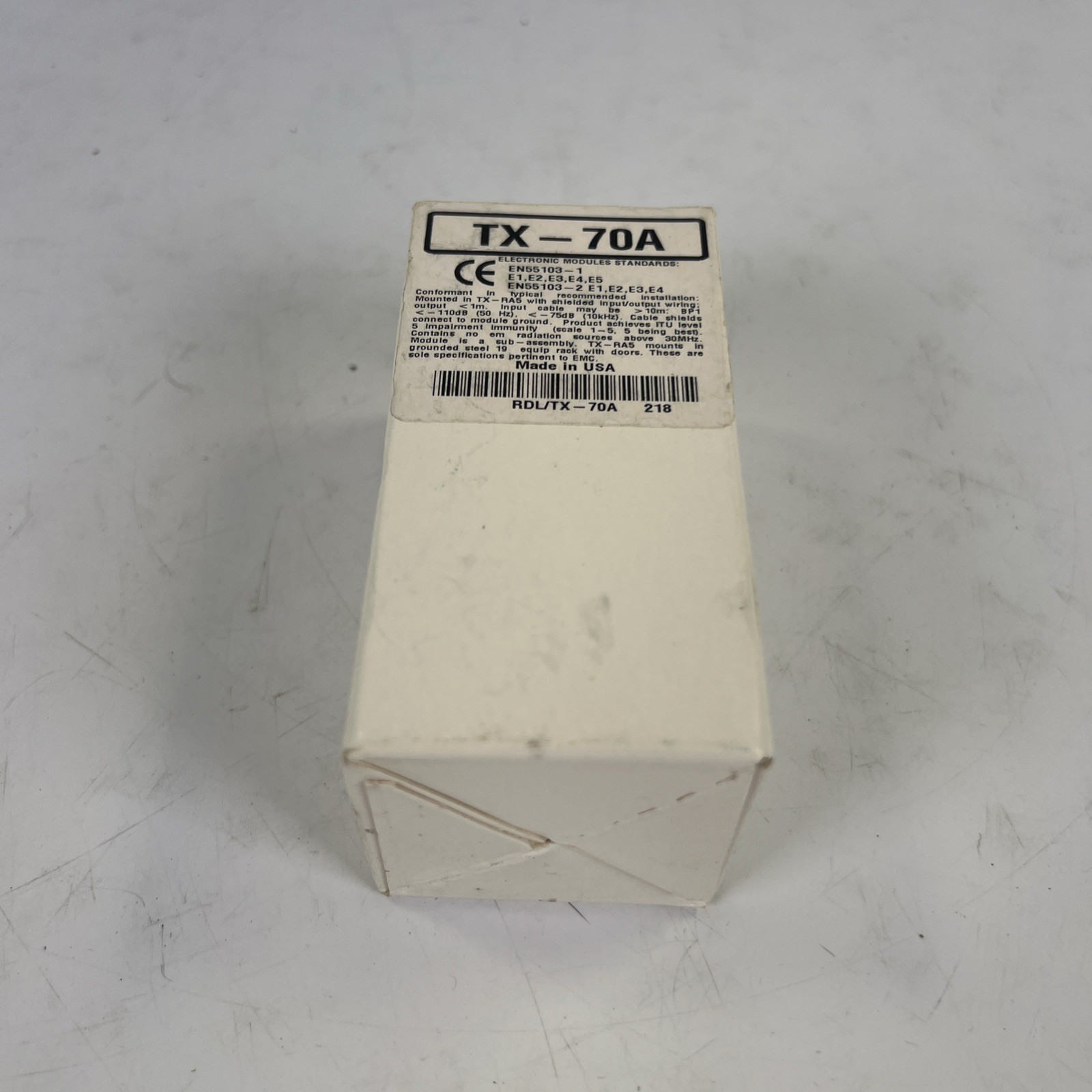 RDL TX-70A Input Interface with Unbalanced Line Out