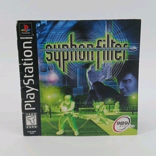 Syphon Filter PS1 Manual Only PlayStation Playstation One