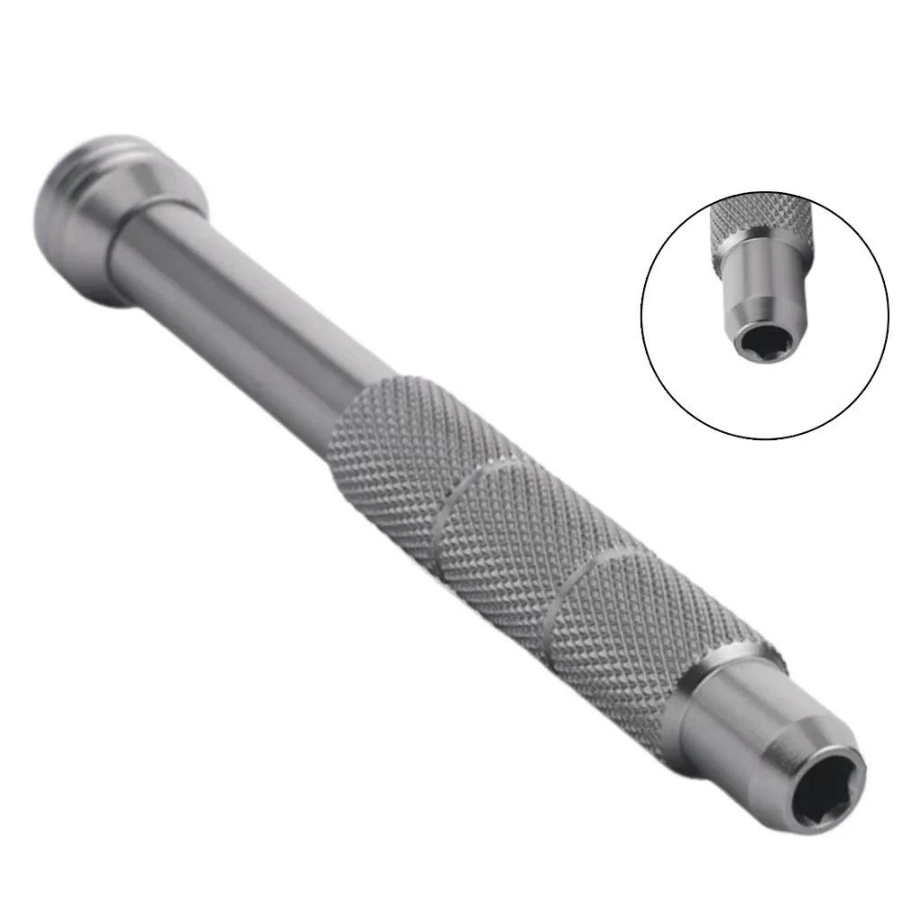 Metal Magnetic Driver Handle 3/25" Screwdriver Bit Tool Hex 4mm for micro bits