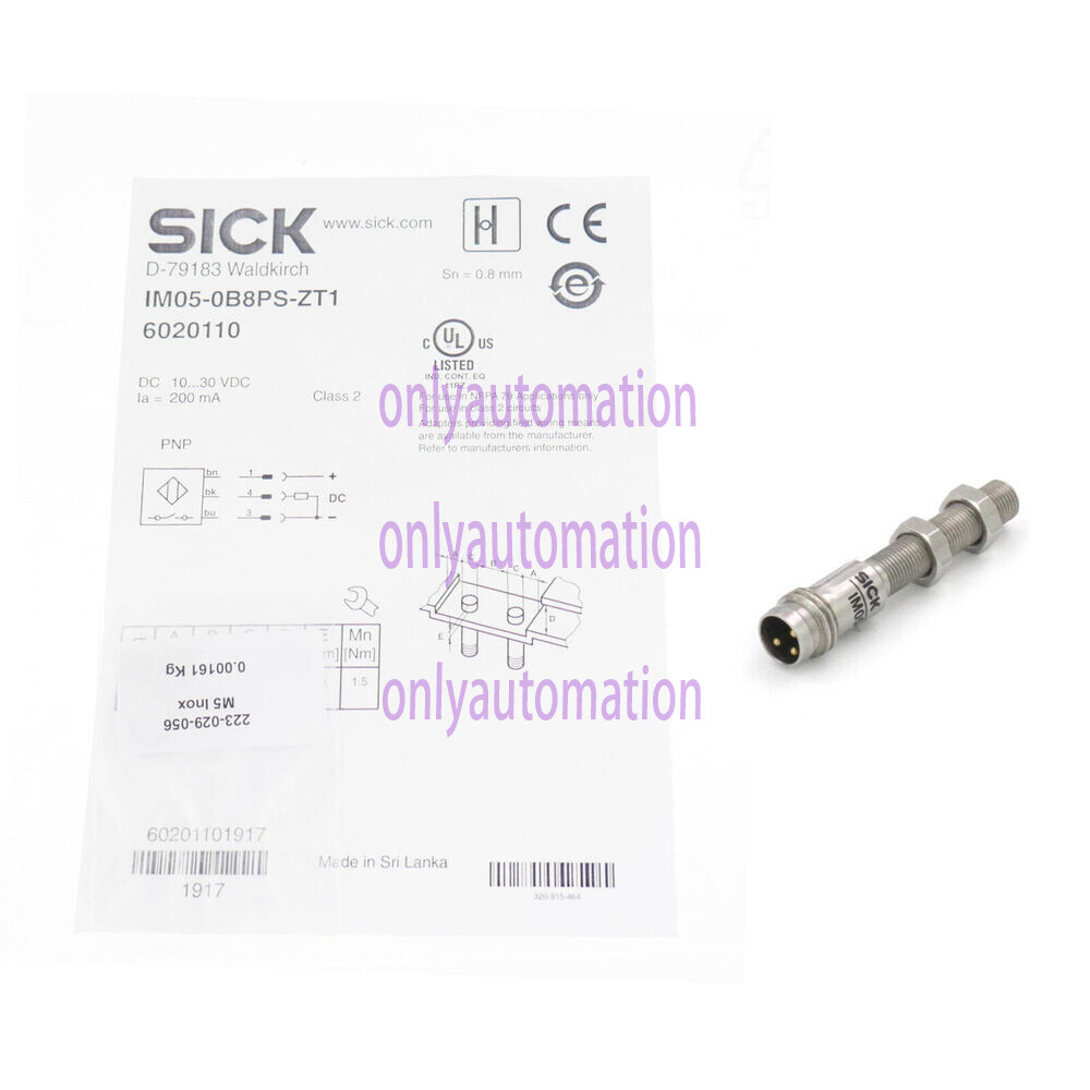 New In Box SICK IM05-0B8PS-ZT1 Inductive Proximity Sensor~