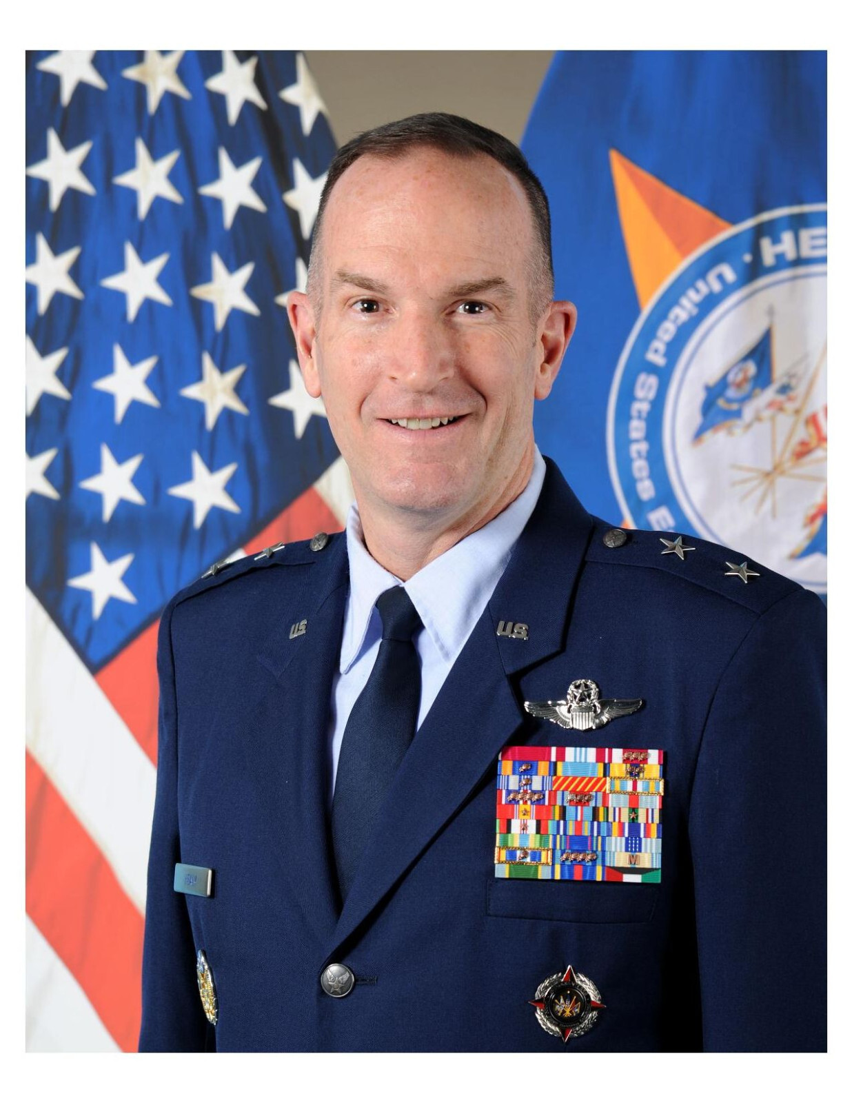 Unites States Air Force General John P. Healy 8x10 Photo On 8.5" x 11"
