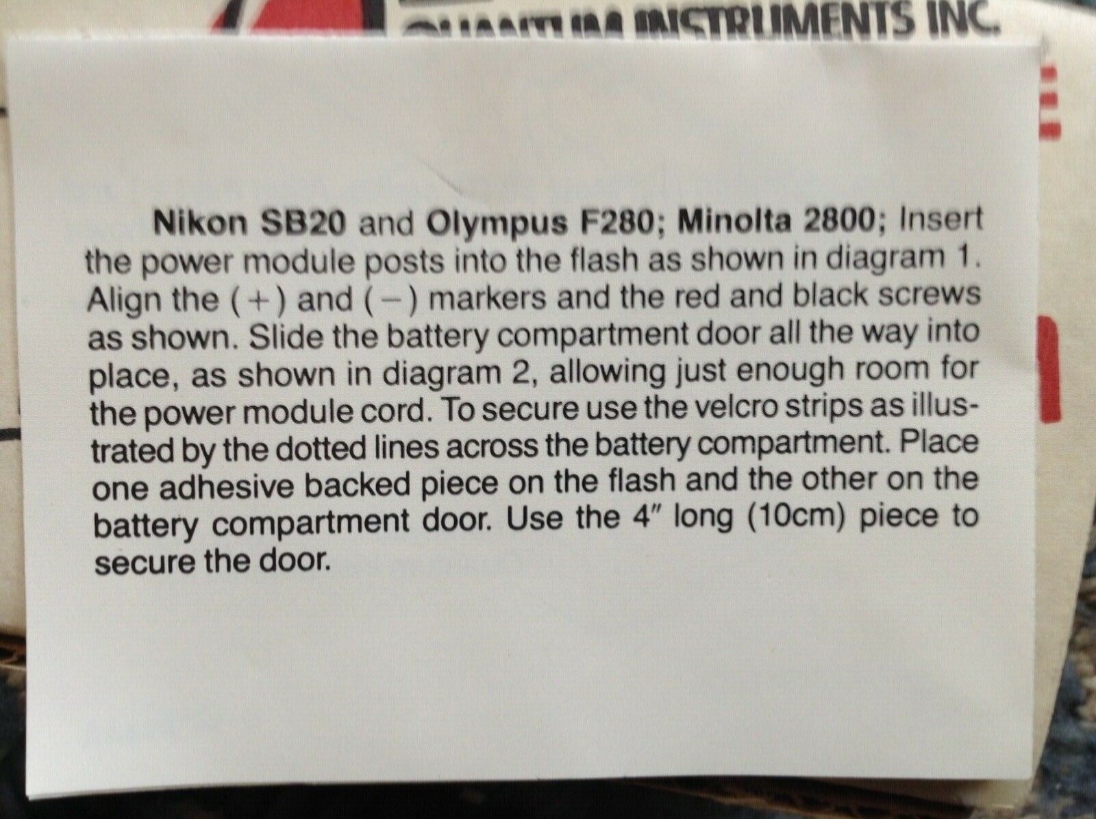 Quantum Battery 1 Module E unused, label not on box,closed shop