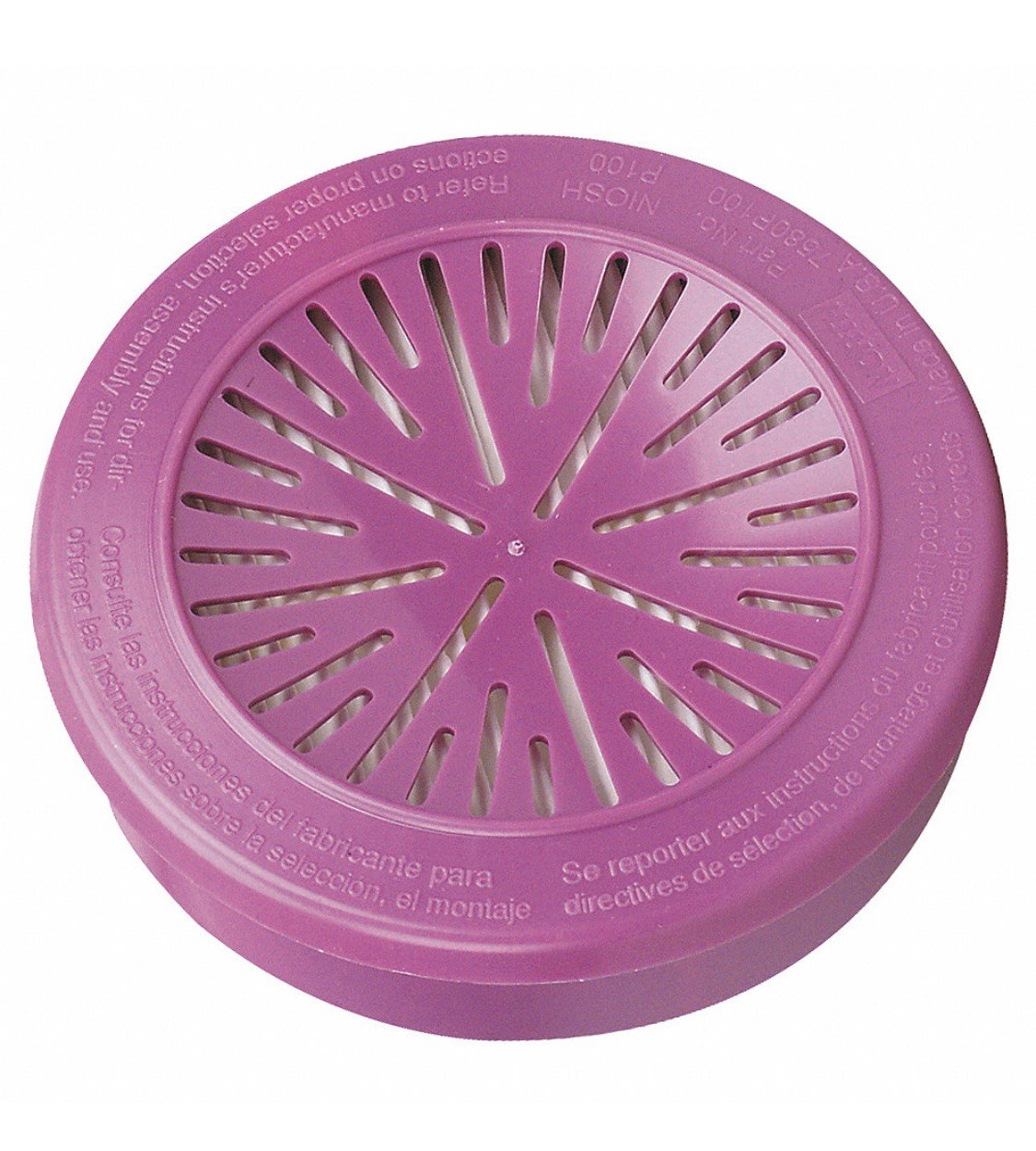 HONEYWELL NORTH 7580P100 Filter Magenta Threaded PK4 6T451 Box Stain New