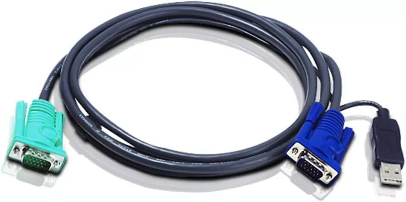 Avocent SwitchView USB VGA Cable, 12ft
