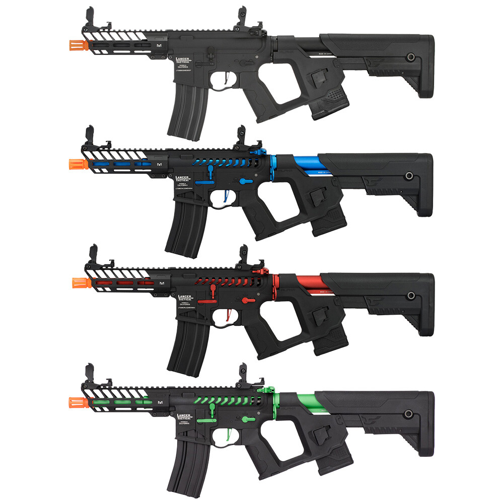 Lancer Tactical Enforcer NEEDLETAIL Skeleton Full Metal AEG Airsoft Rifle LT-29
