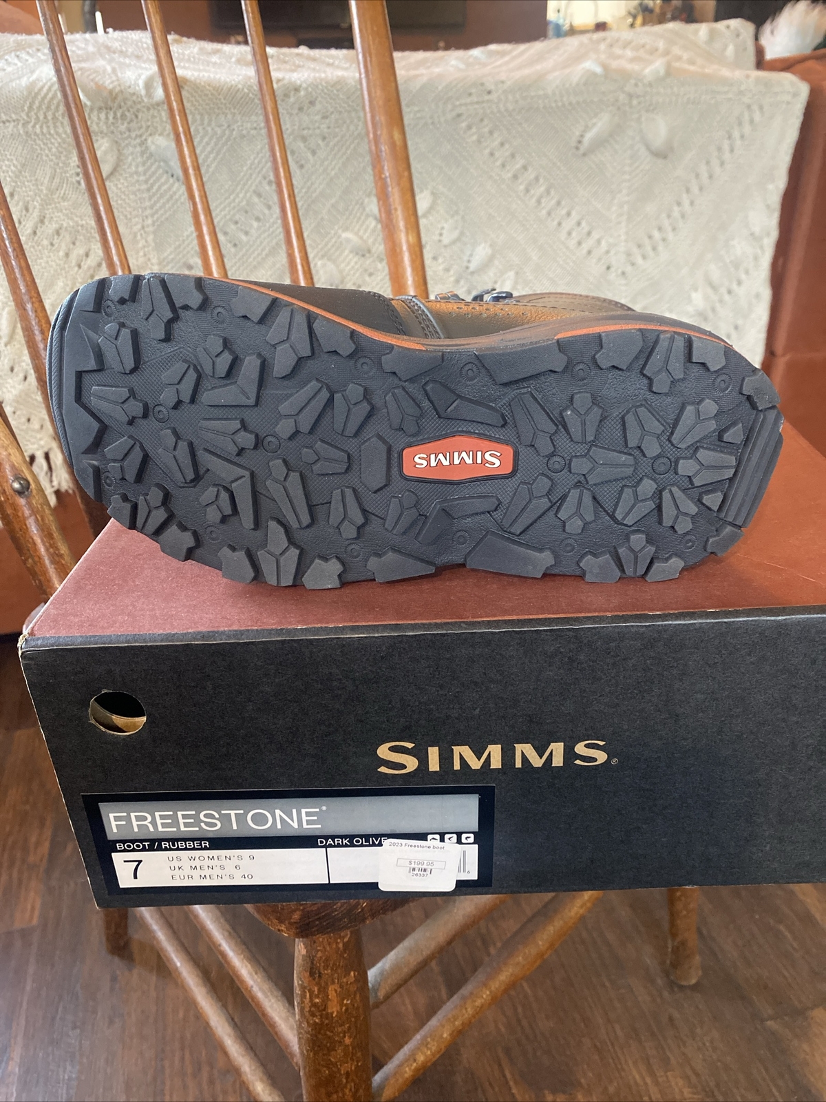 Simms Freestone Boot/ Rubber M 7 NEW