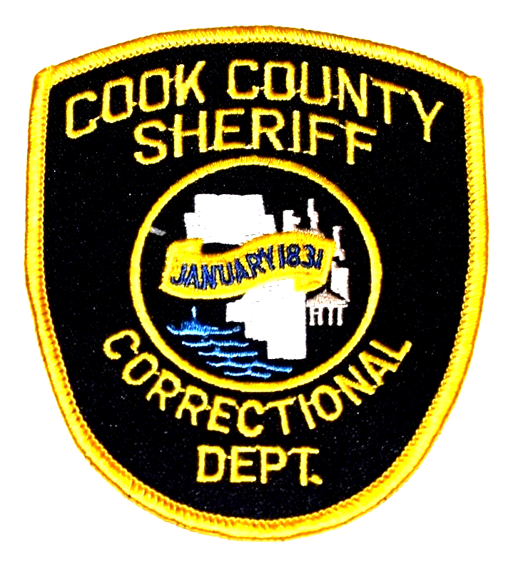 COOK COUNTY – CORRECTIONAL DEPT - ILLINOIS IL Sheriff Police Patch