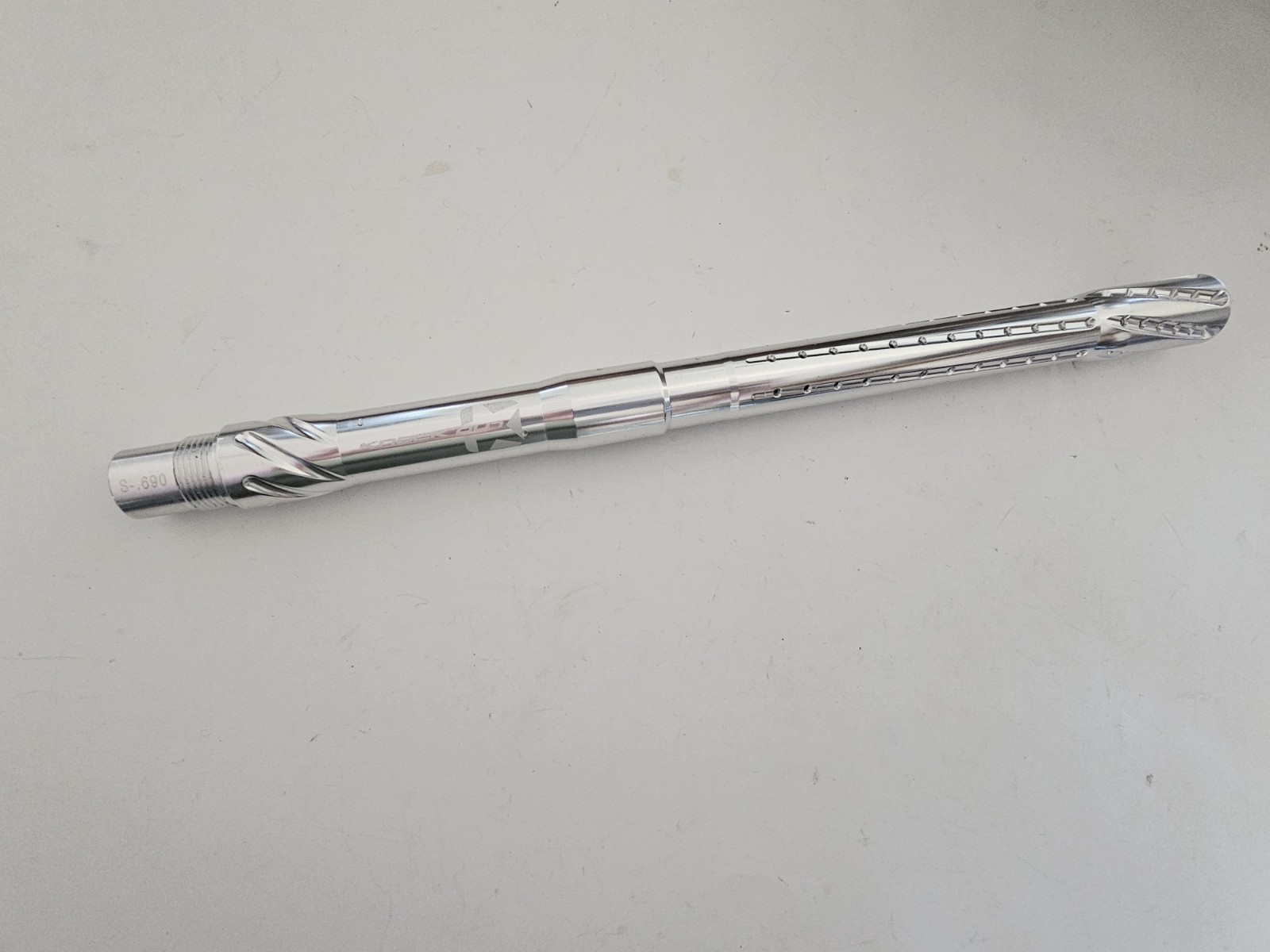 Knock Out Paintball 14 inch Barrel  690 Bore Silver