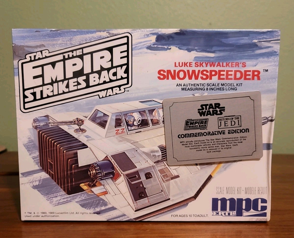 Luke Skywalker's Snowspeeder MPC/ERTL Model Kit  8914 New Sealed