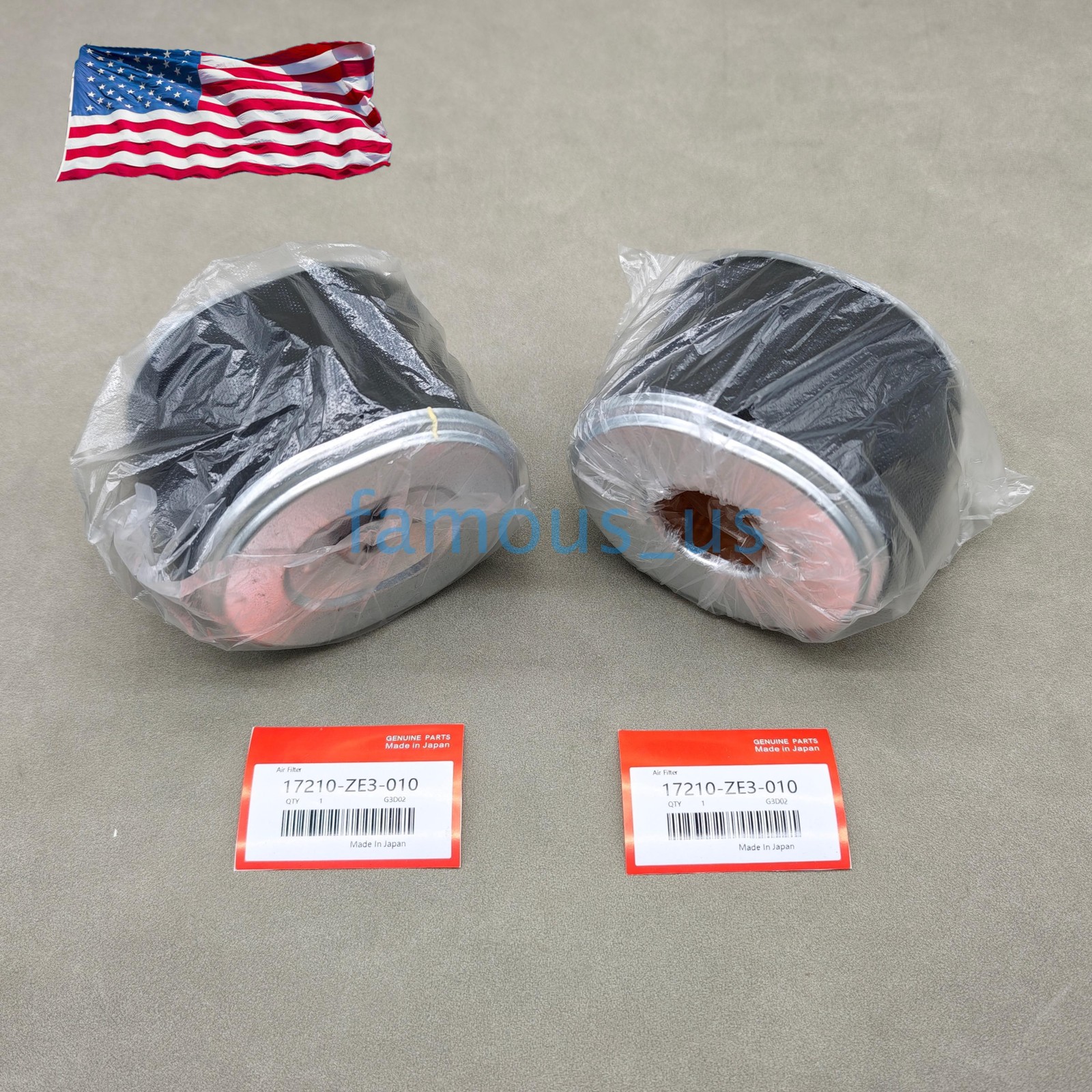 OEM 2pcs Air Filter For Honda GX340 GX390 11-13HP 17210-ZE3-505 17210-ZE3-010