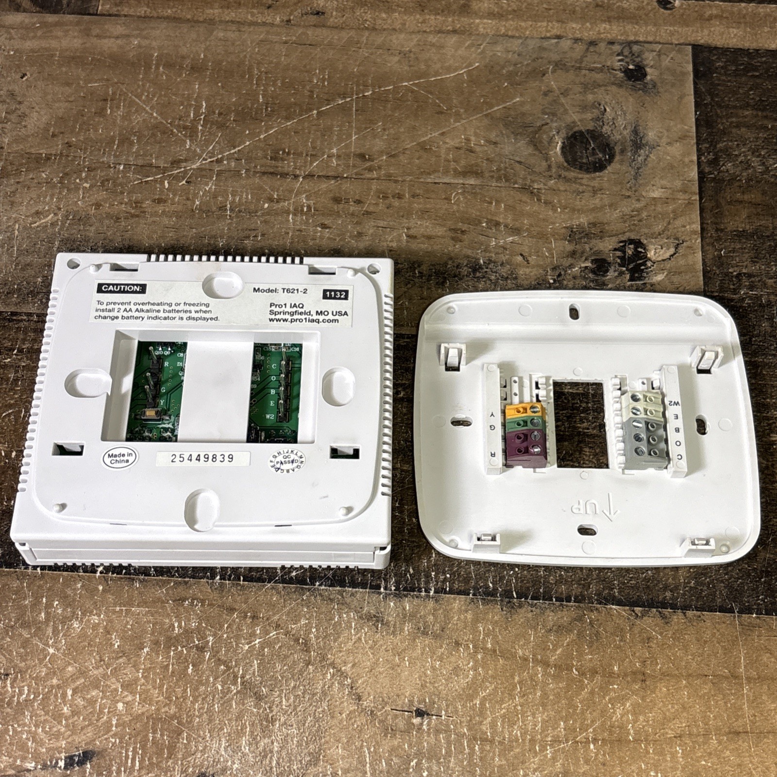 Pro1 IAQ T621-2 Multi-Stage Non-Programmable Thermostat Tested Working