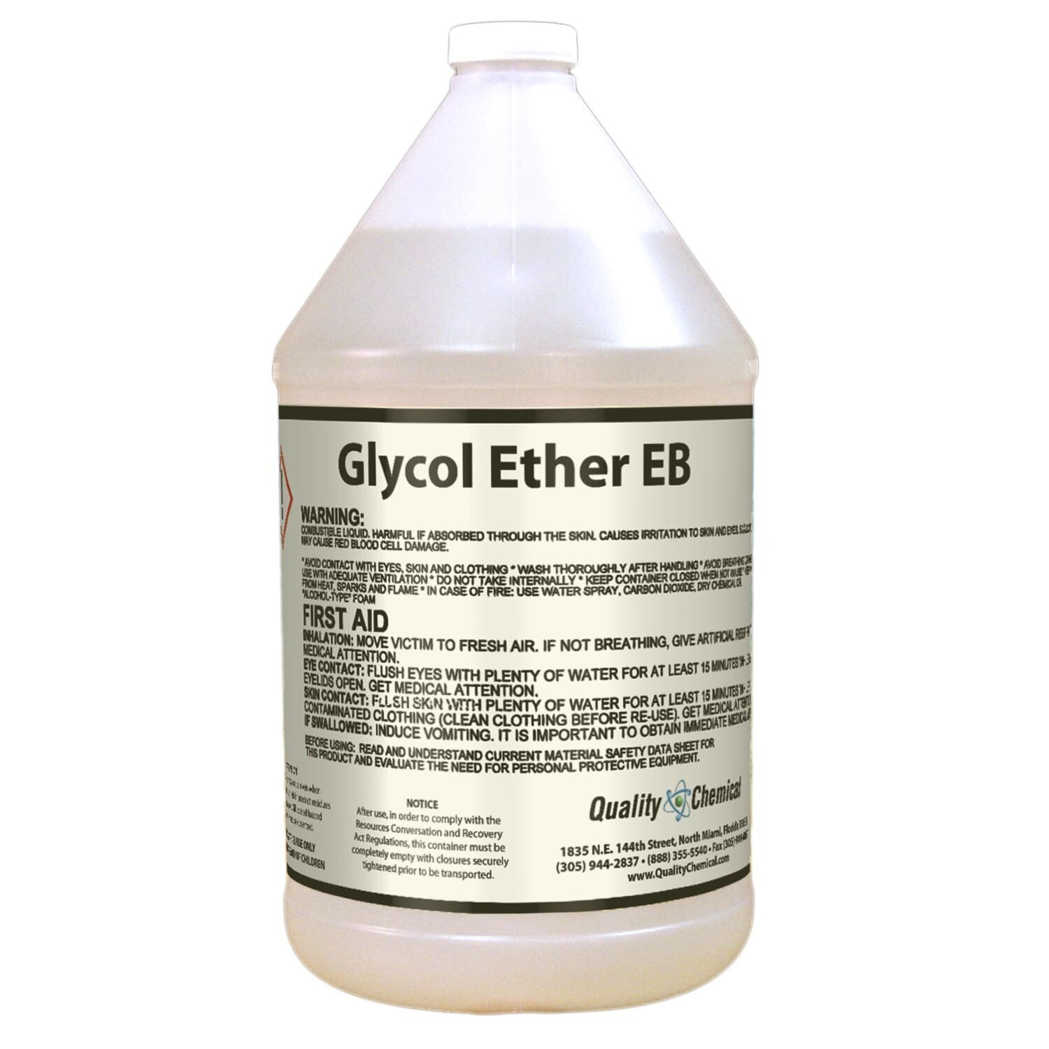 Glycol Ether EB - Butyl Cellosolve / 1 Gallon (128 oz.)