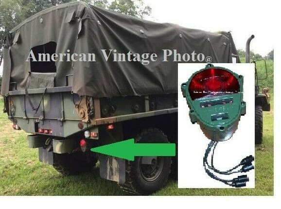 M35 Truck M116 M101 M105 Trailer 24 Volt Signal Stop Composite Light Military