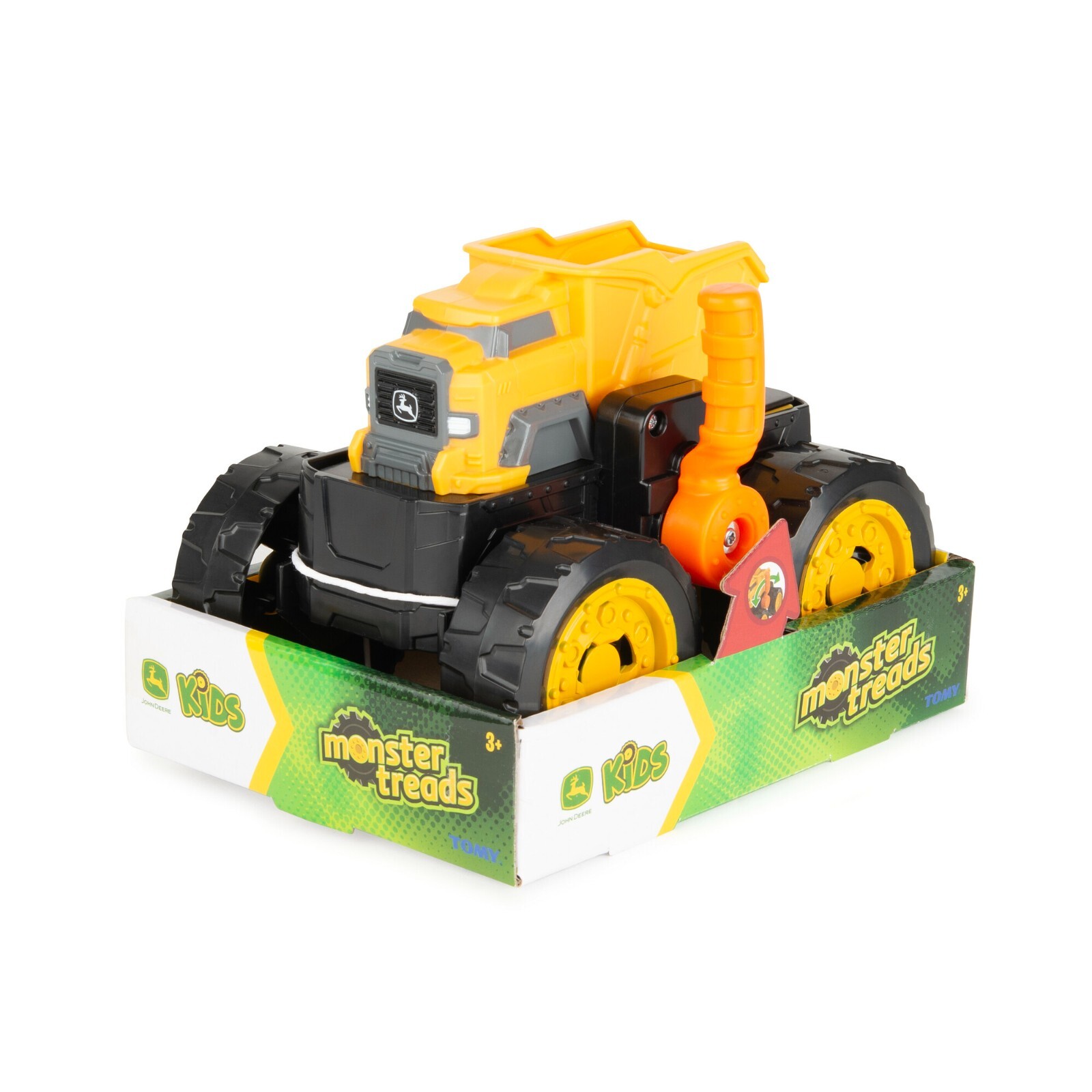 LP86655 John Deere ERTL Monster Treads 2 in 1 Flipper Vehicle Loader Dump Truck