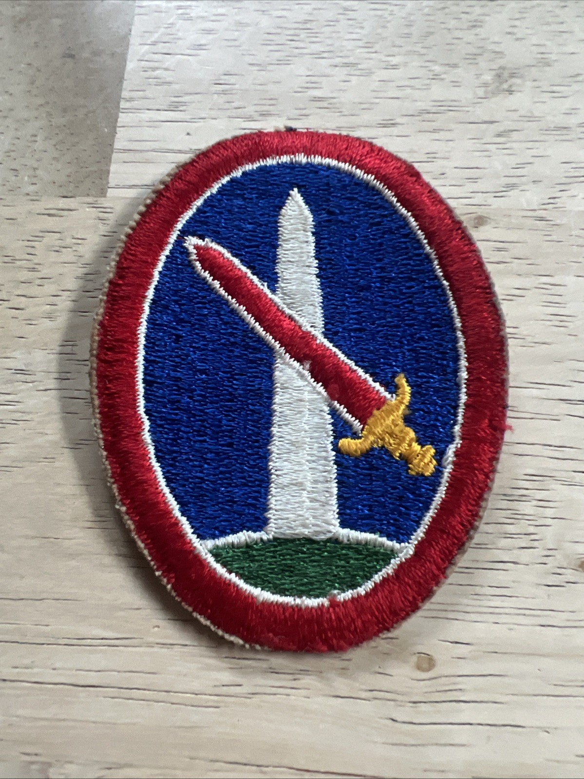 Army us WASHINGTON DISTRICT WW2 Original Patch