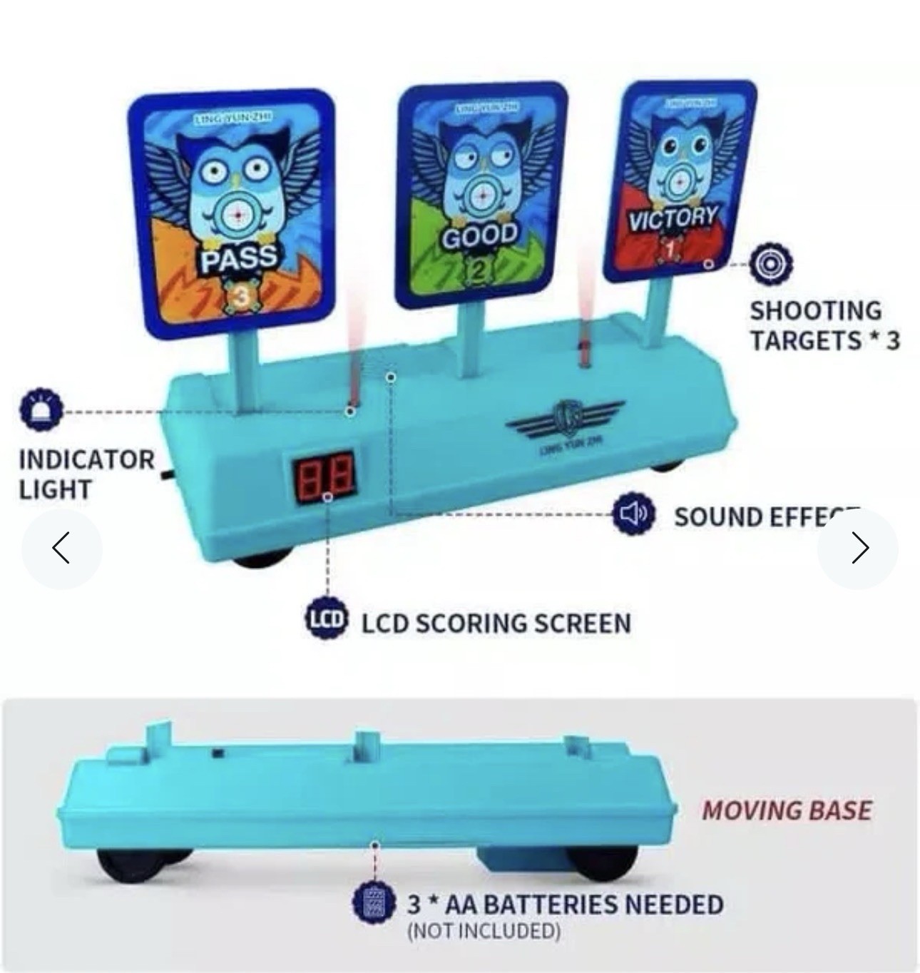 Electronic Auto Reset Digital Scoring Moving Target