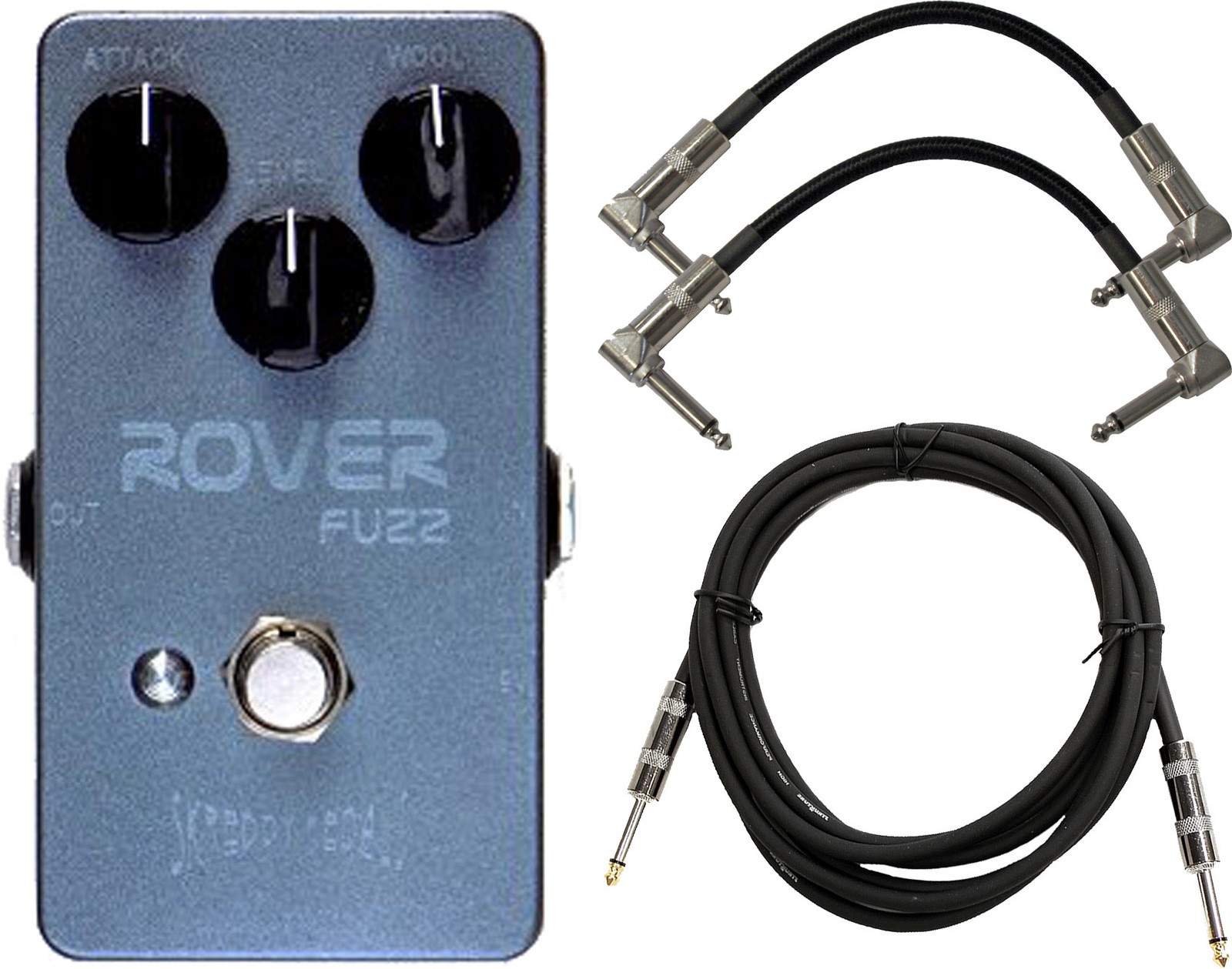 Skreddy Rover Fuzz Pedal w/ 3 Cables