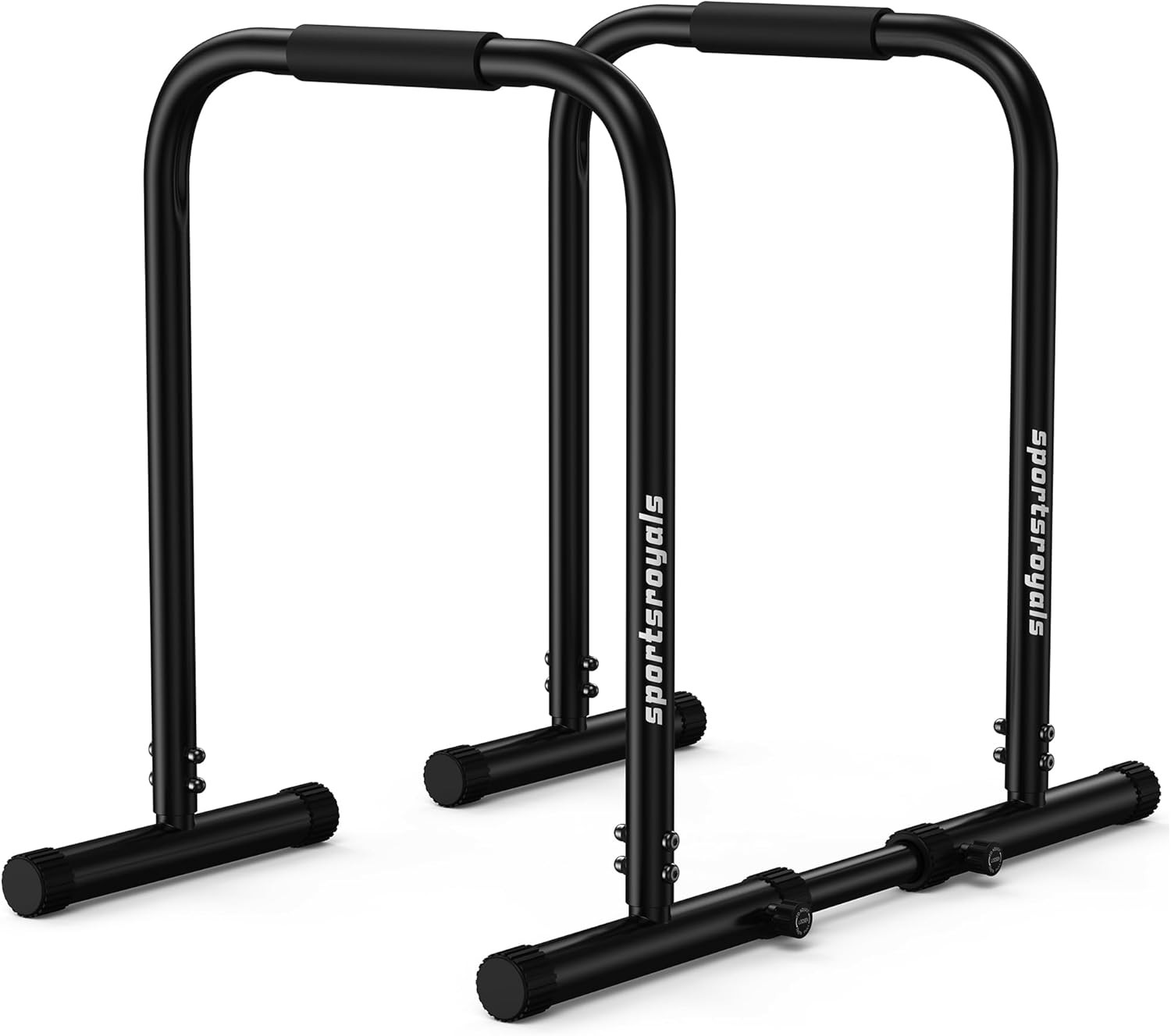 Adjustable Dip Bar Station, Heavy Duty Parallette & Parallel Bars, 400LBS Stable