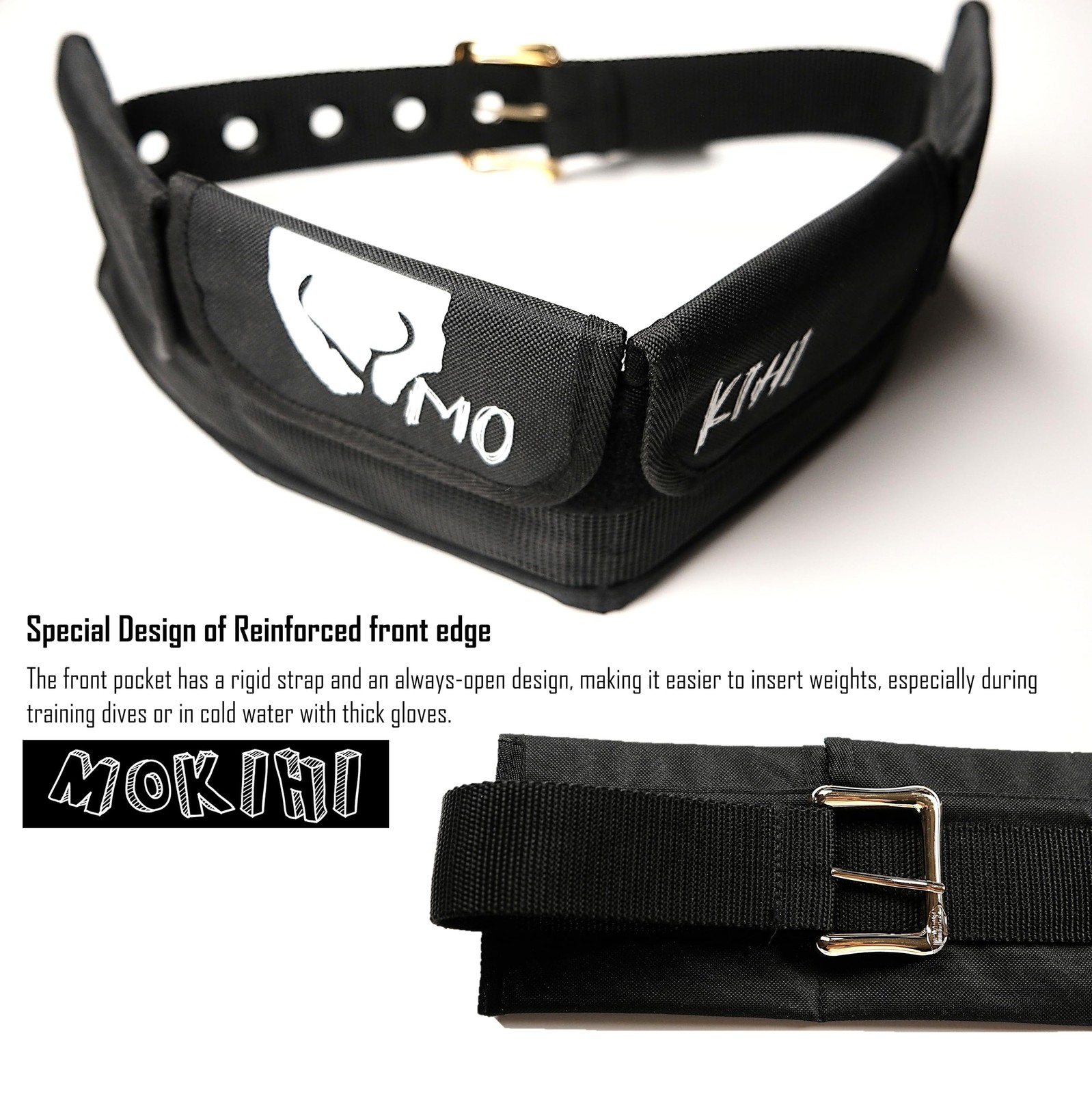 Pro Scuba Diving Weight Belt with 4 Pockets, Quick Release Buckle, Adjustable...