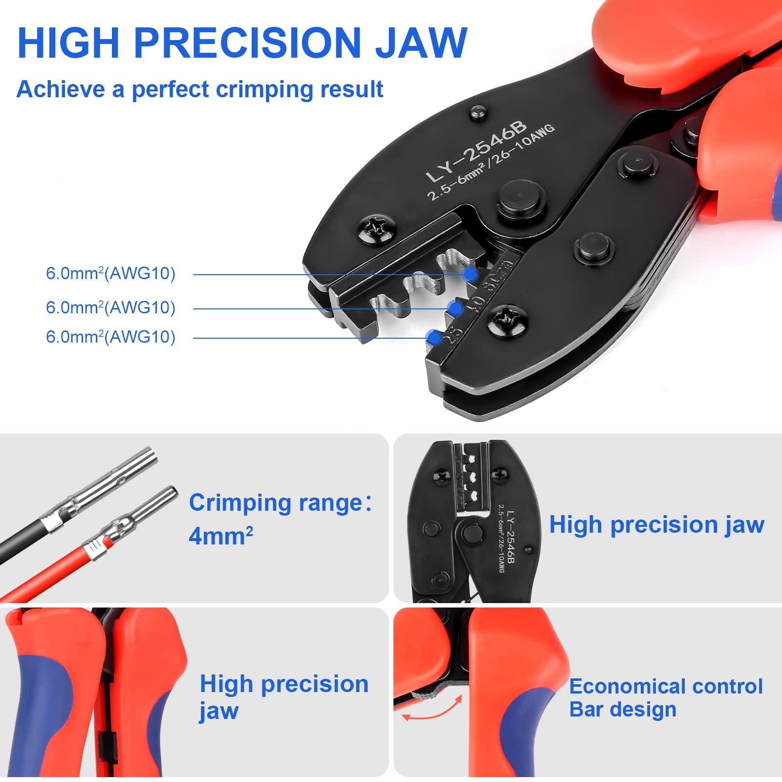 20 Pairs Solar Panel Connectors Kit with Crimper Tool - Professional Connecto...