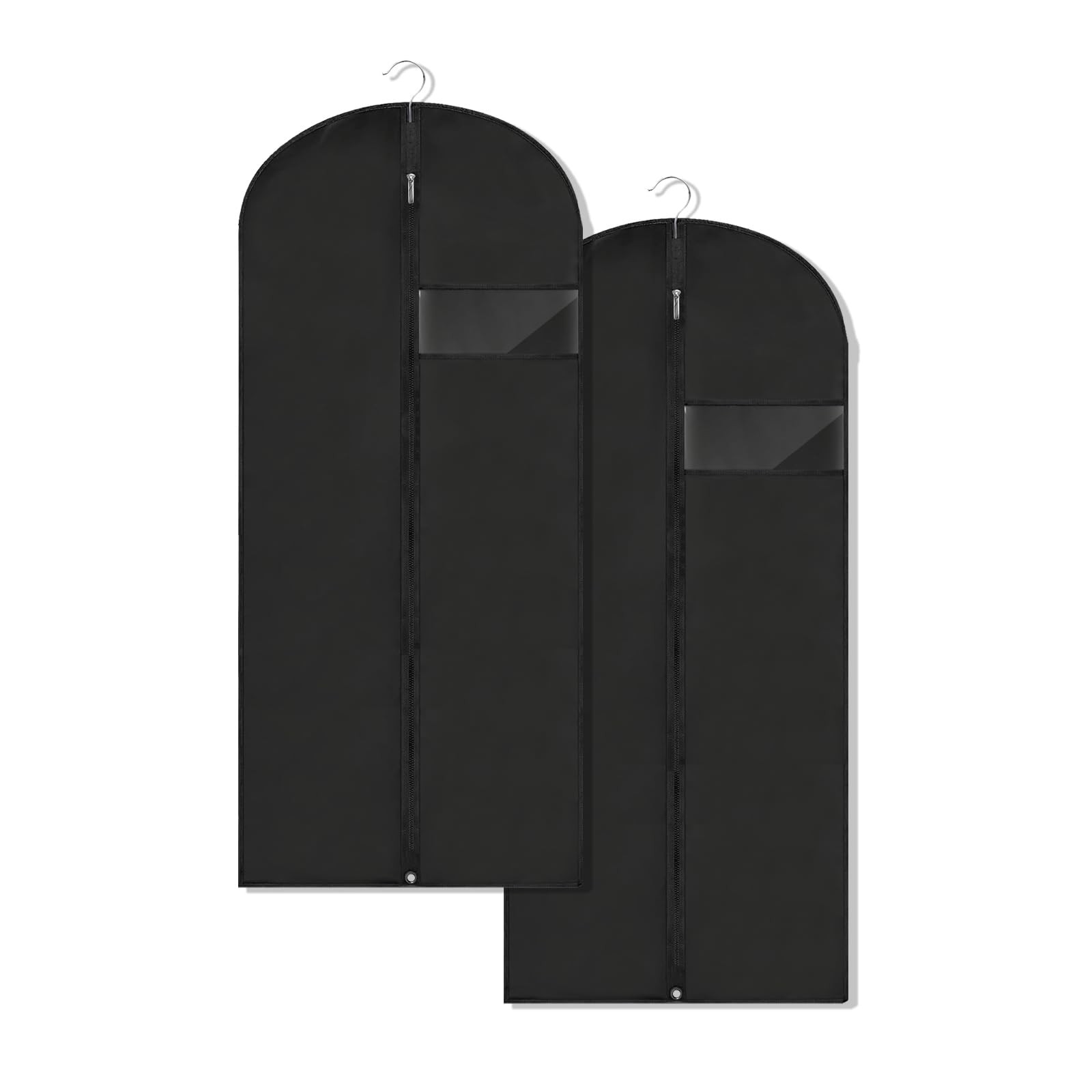 Garment Bags for Hanging Clothes, 45'' Suit Bag Cover for Storage and Travel,...