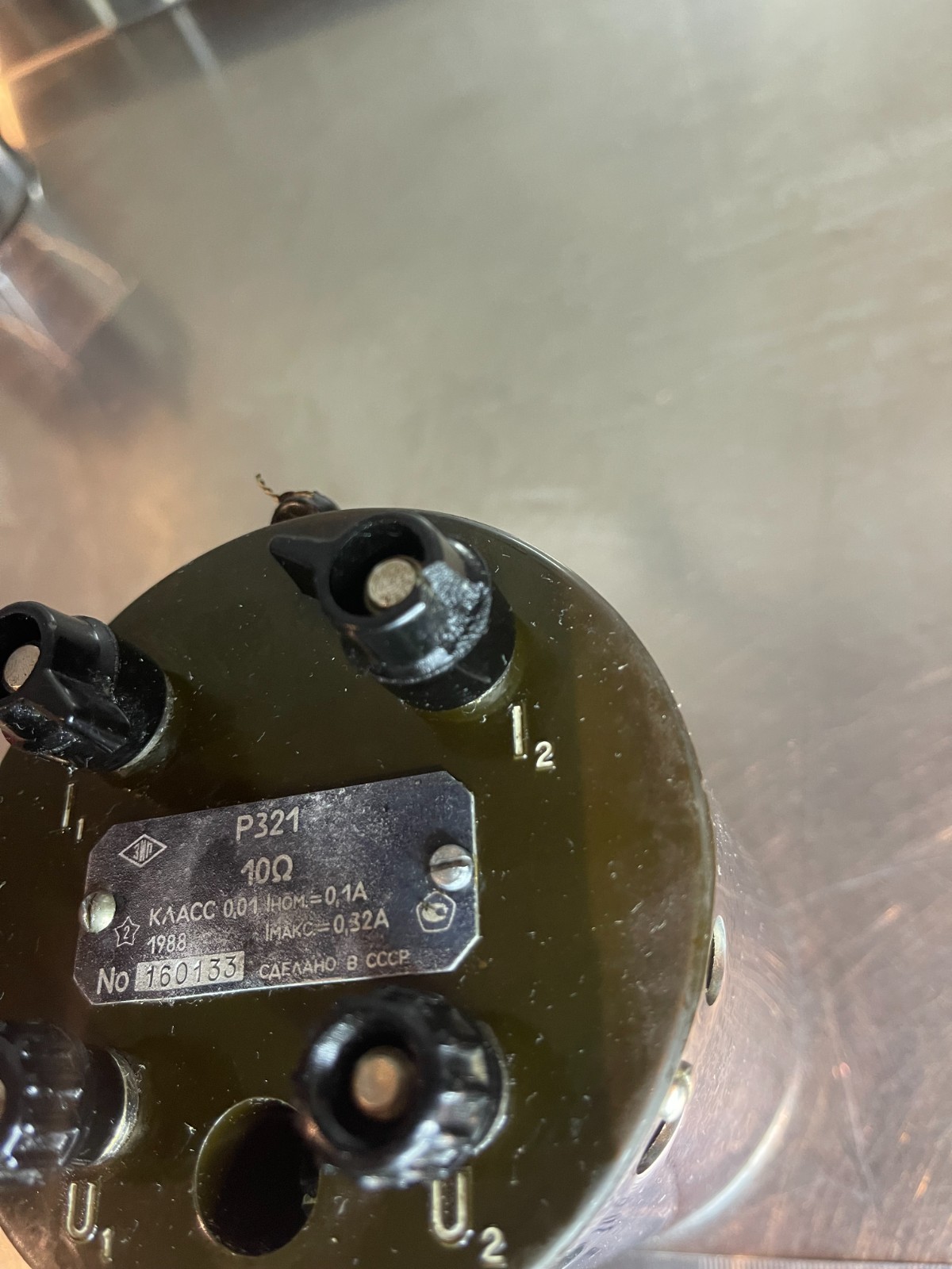 10 Ohm Ω Resistance Standard Resistor Calibrator Accuracy 0.01% Tested