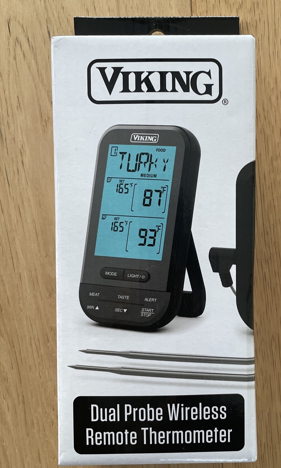 Sealed In Box New Viking Dual Probe Wireless Remote Thermometer